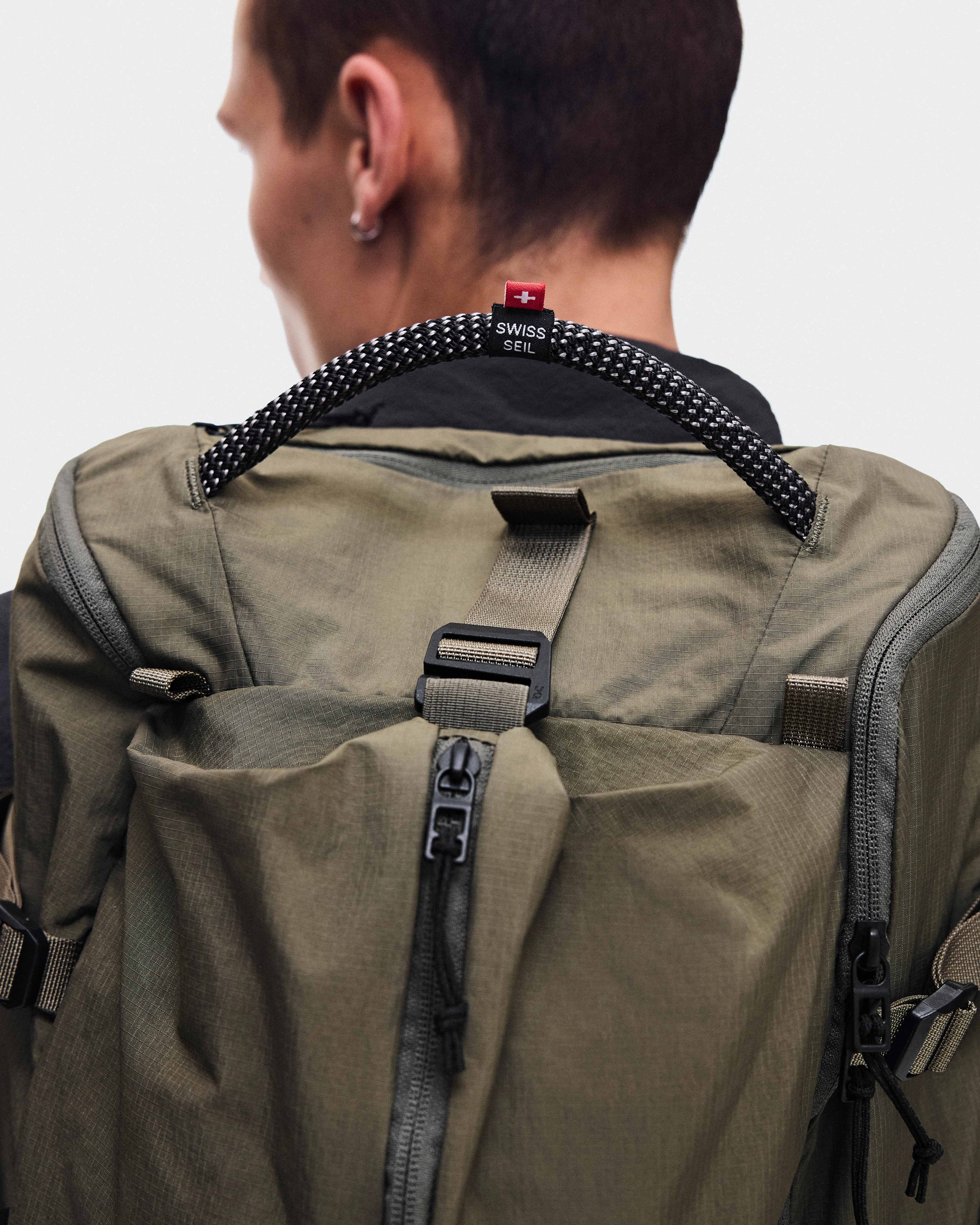 On Speed Pack 30L Olive & Black Unisexe Sacs