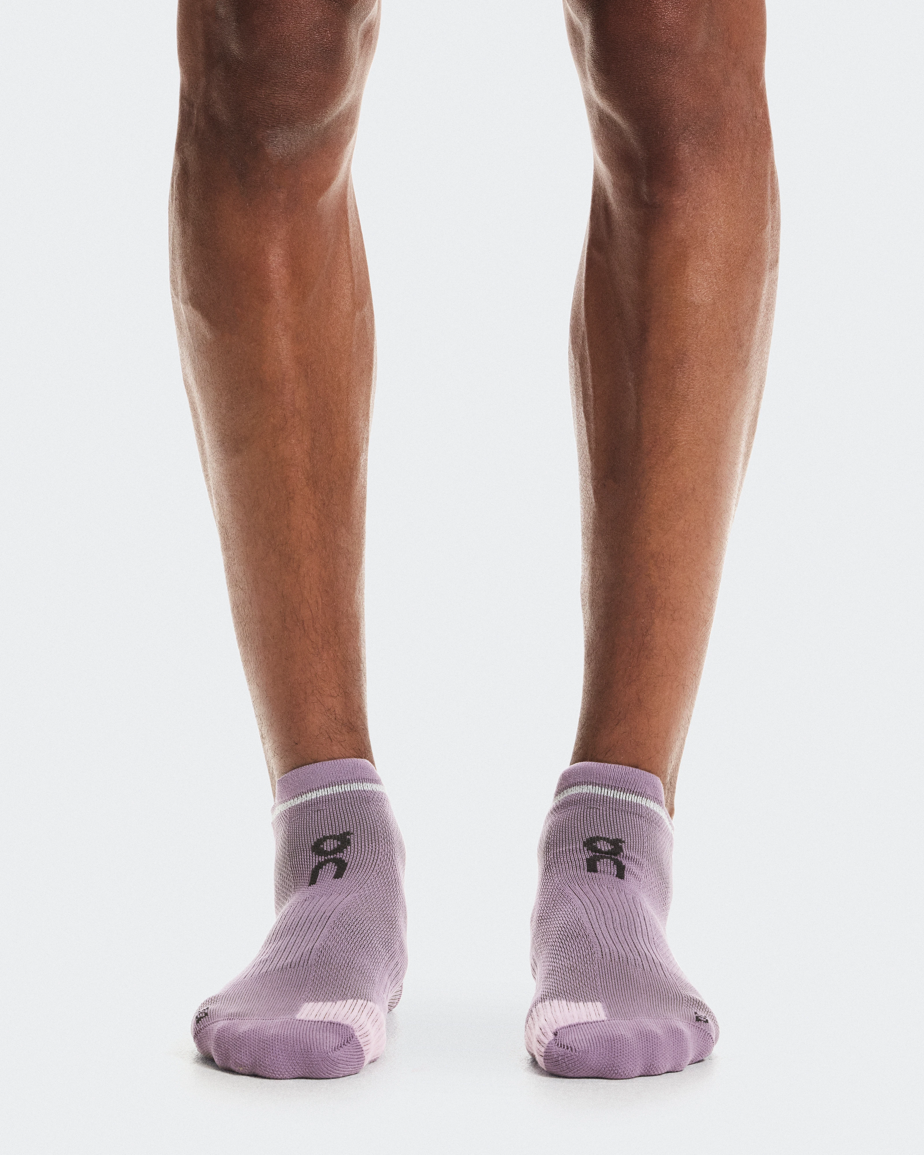 On Performance Run Sock Low Dewberry & Sakura Unisexe Chaussettes