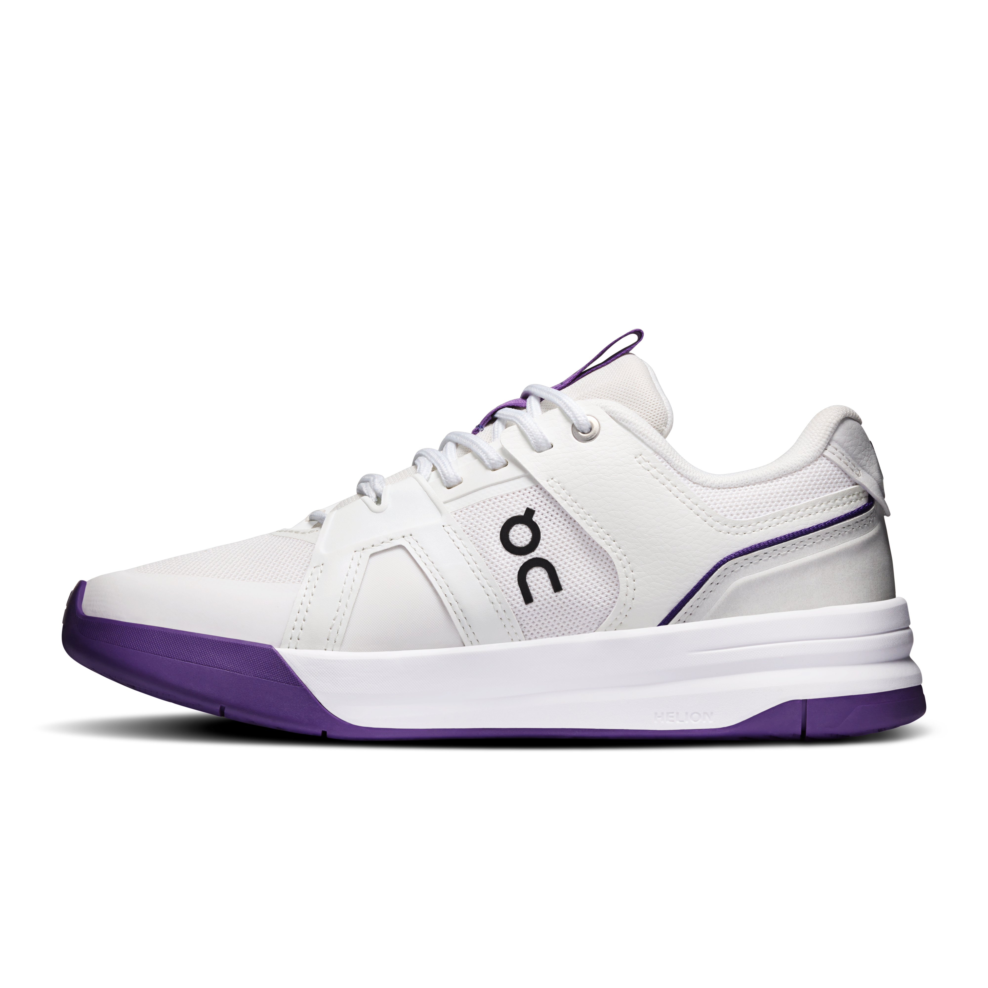 On THE ROGER Clubhouse Pro 2 White & Amethyst Femme Tennis Chaussures