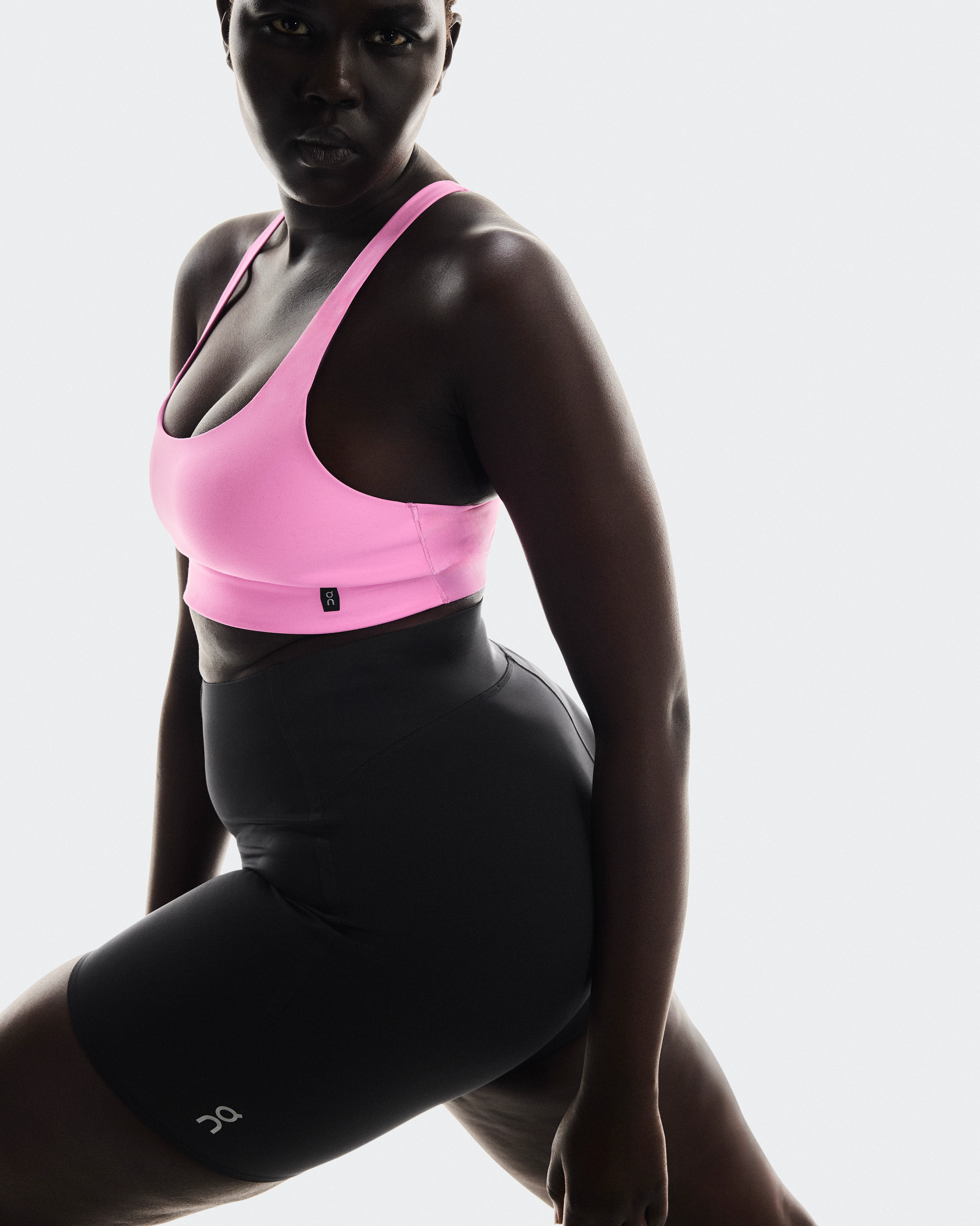 On Train Tights Short Black Femme Leggings