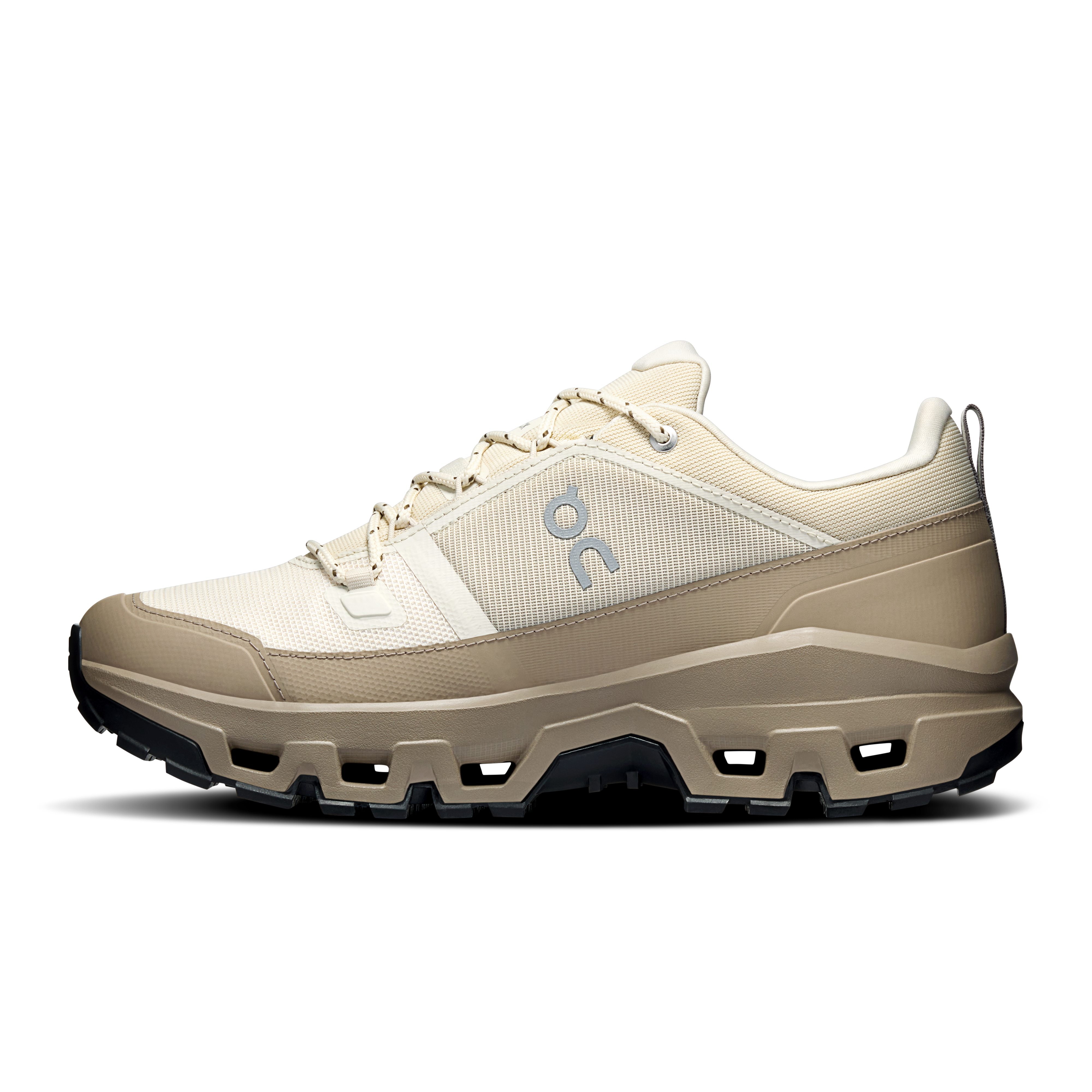 On Cloudrock Low Waterproof Grain & Soba Homme Randonnée Chaussures