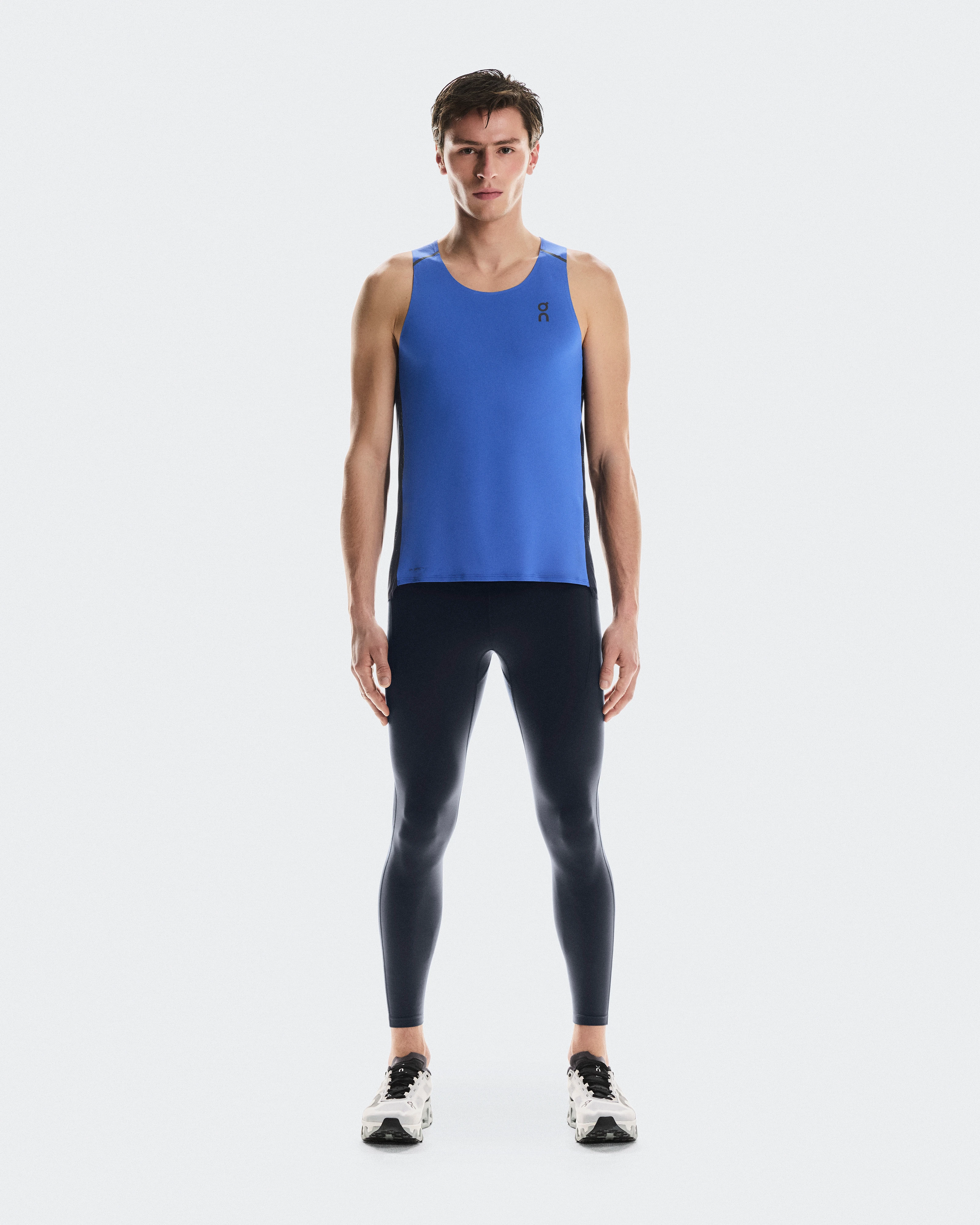 On Performance Tank Zaffre & Navy Homme Hauts et t-shirts