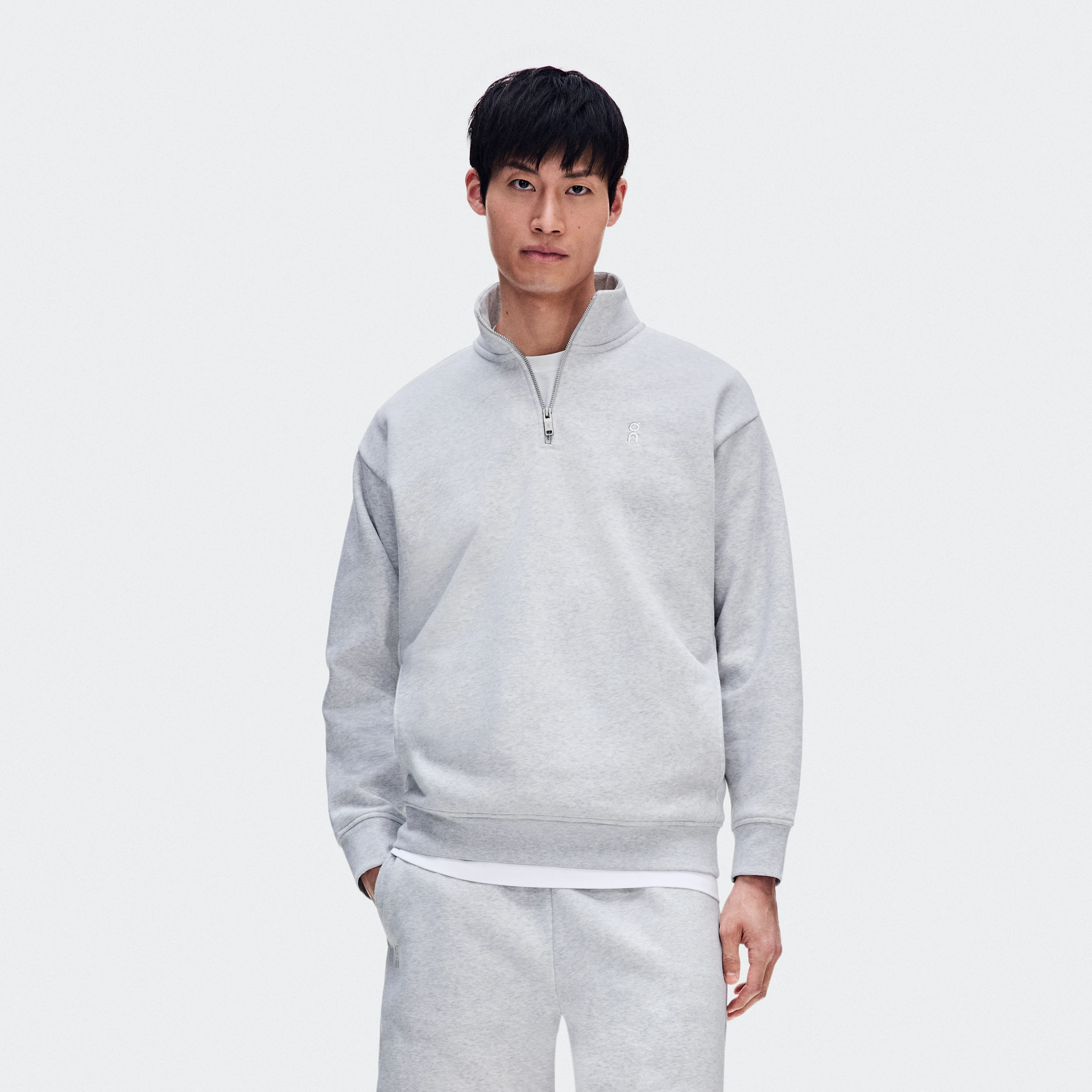 On Club Collective 1/4 Zip Crater Homme – Confort toute la journée Sweats à capuche et sweats