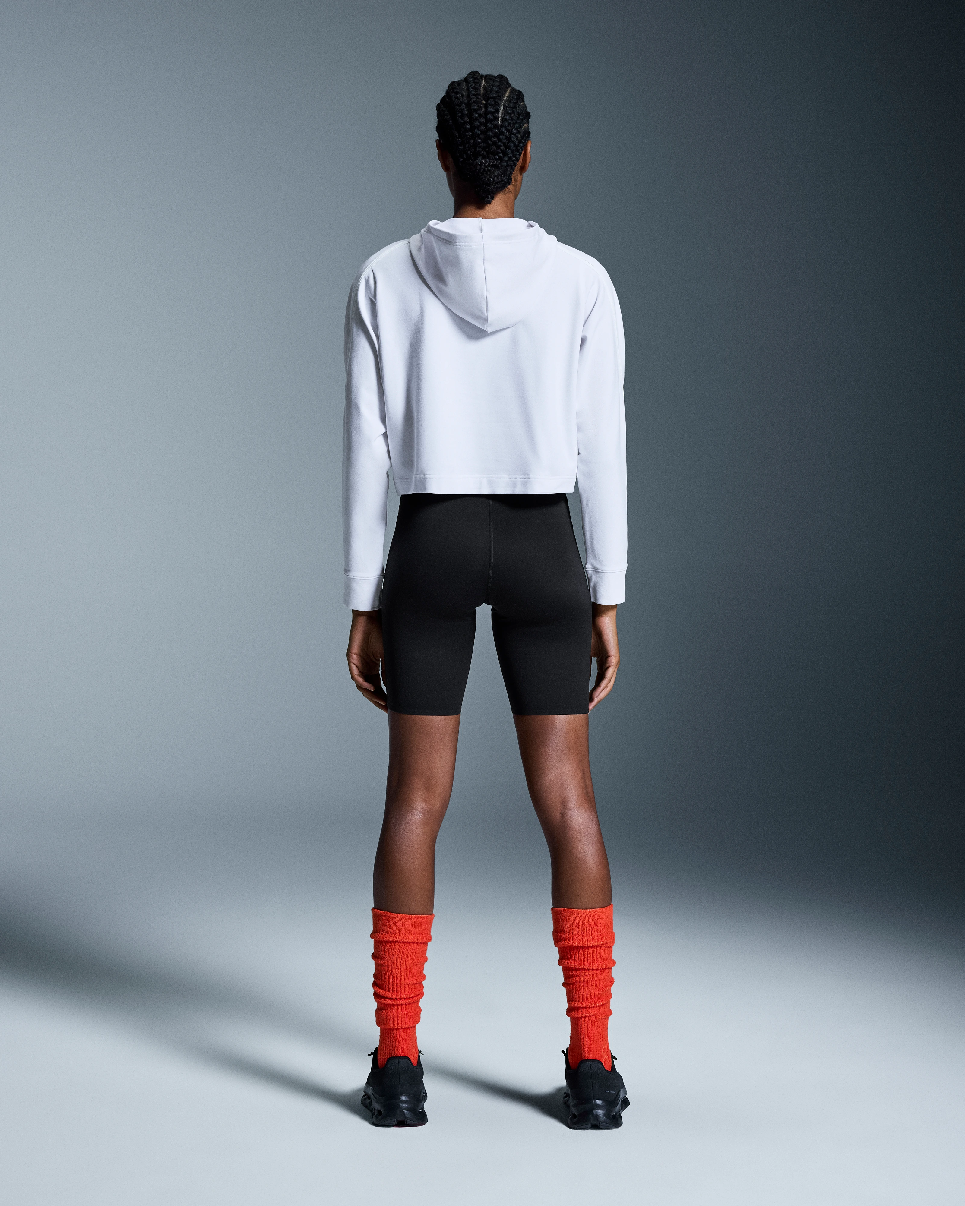 On Studio Hoodie White Femme Sweats à capuche et sweats