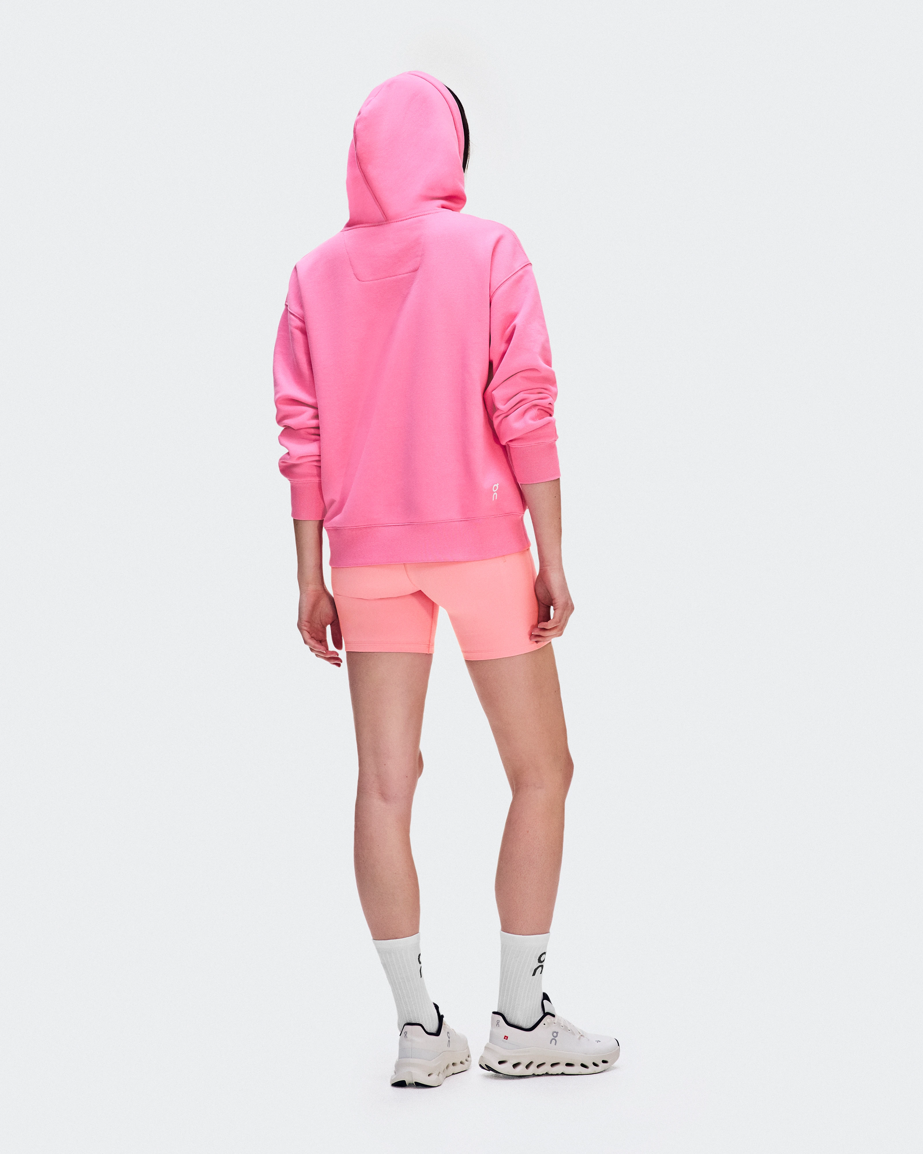 On Club Hoodie Bubblegum Femme Sweats à capuche et sweats