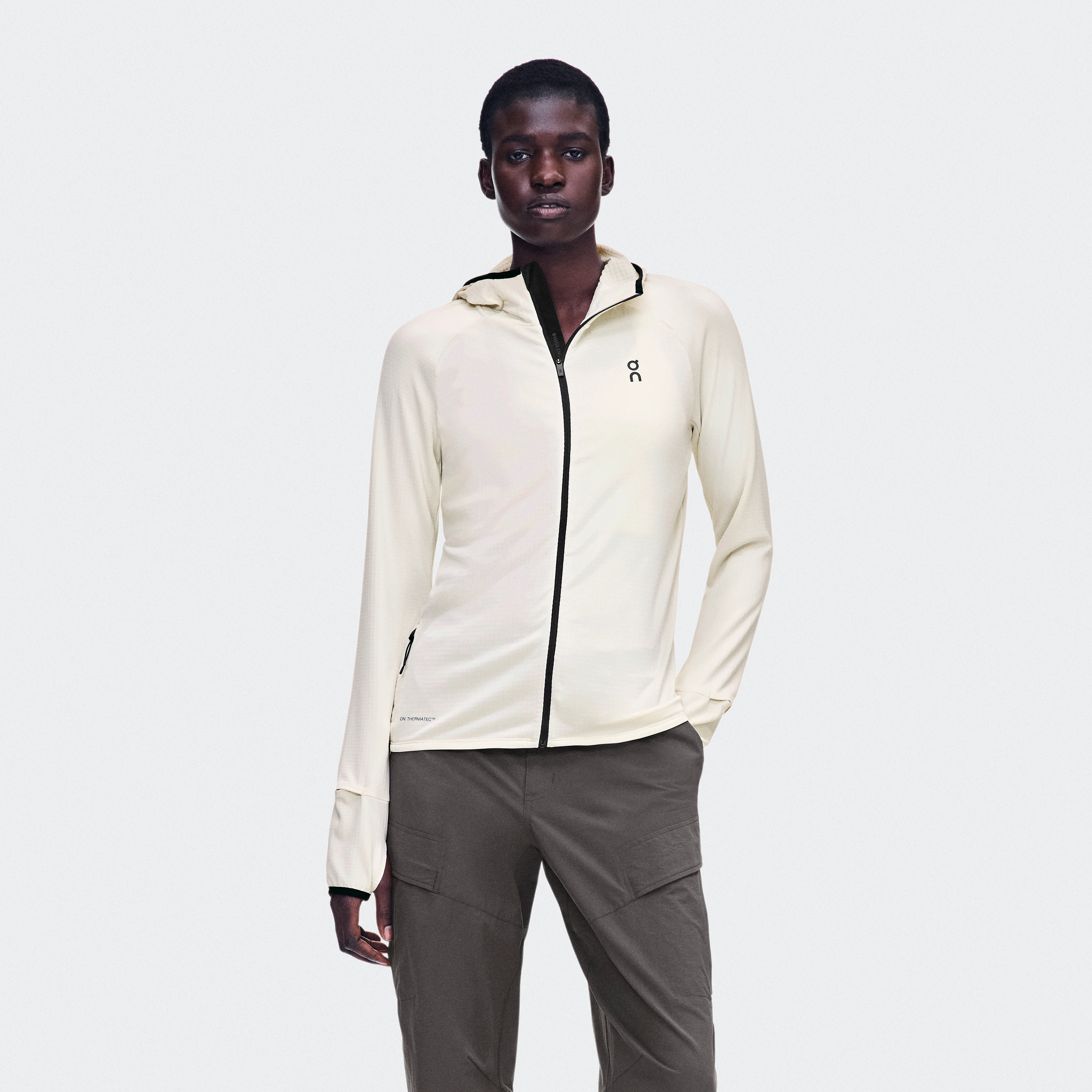 On Climate Zip Hoodie Hare Femme – Pour le running par temps froid. Sweats à capuche et sweats