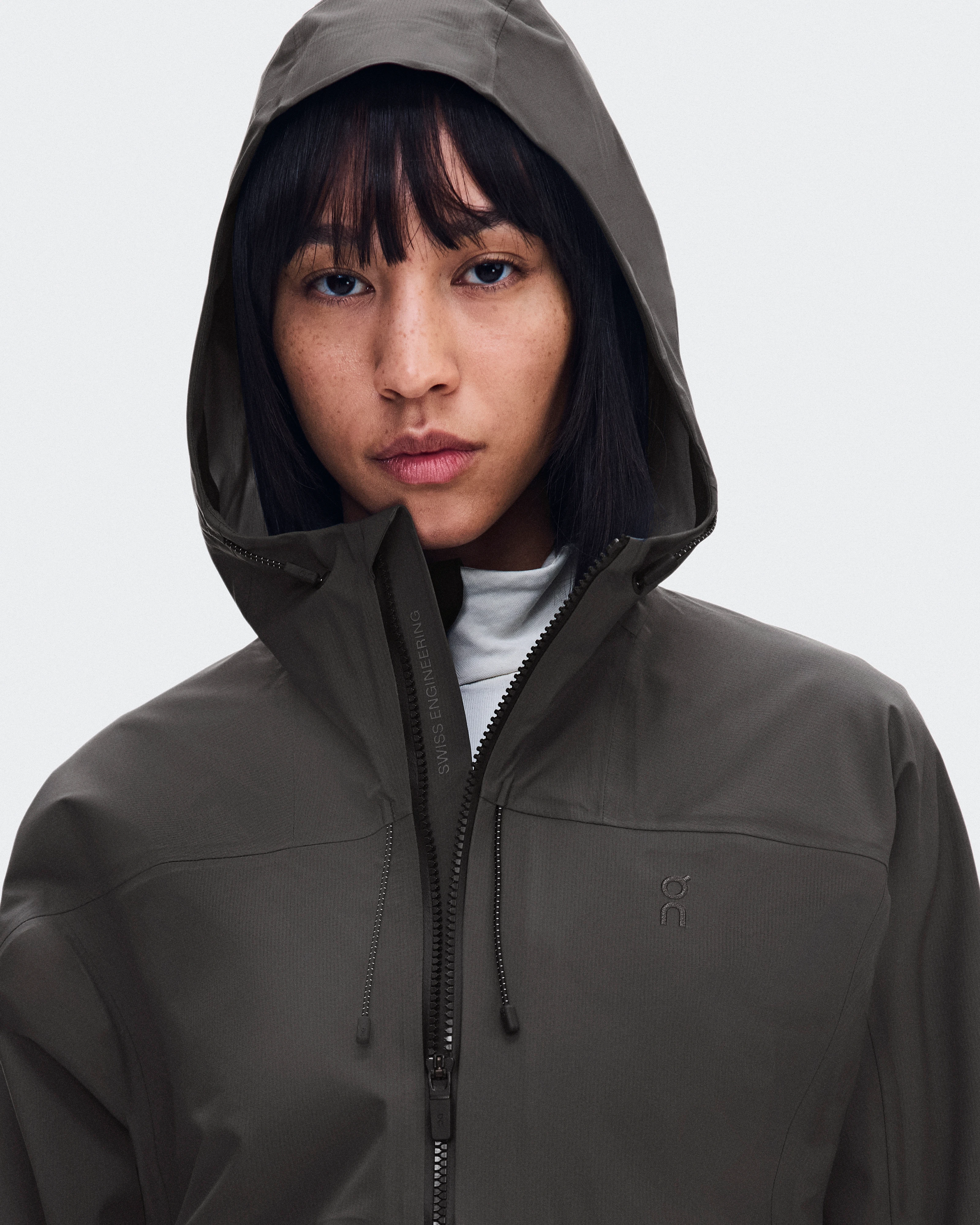On Ascent Jacket Espresso Femme Vestes