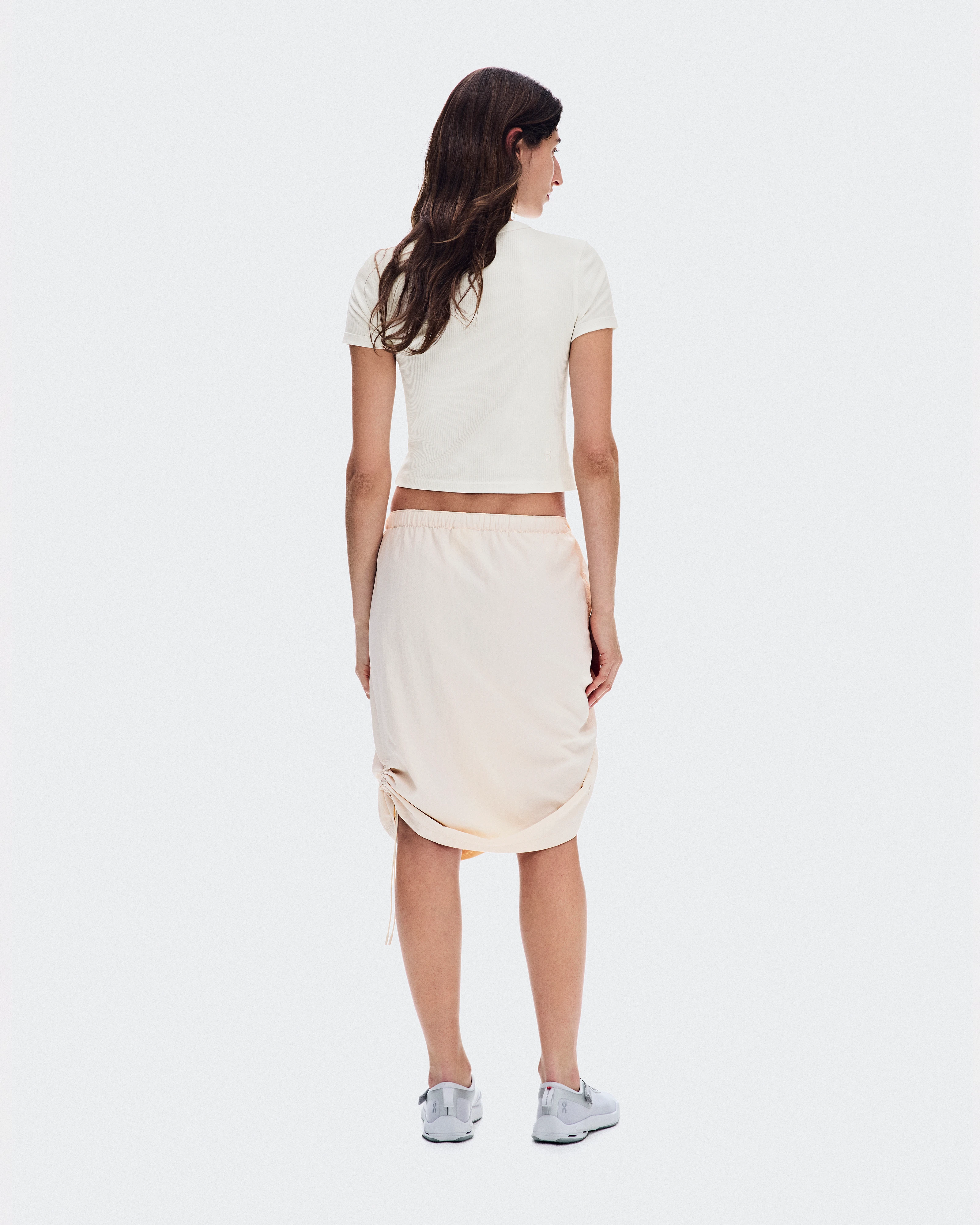 On All-Day Ribbed T-Shirt Ivory Femme Hauts et t-shirts