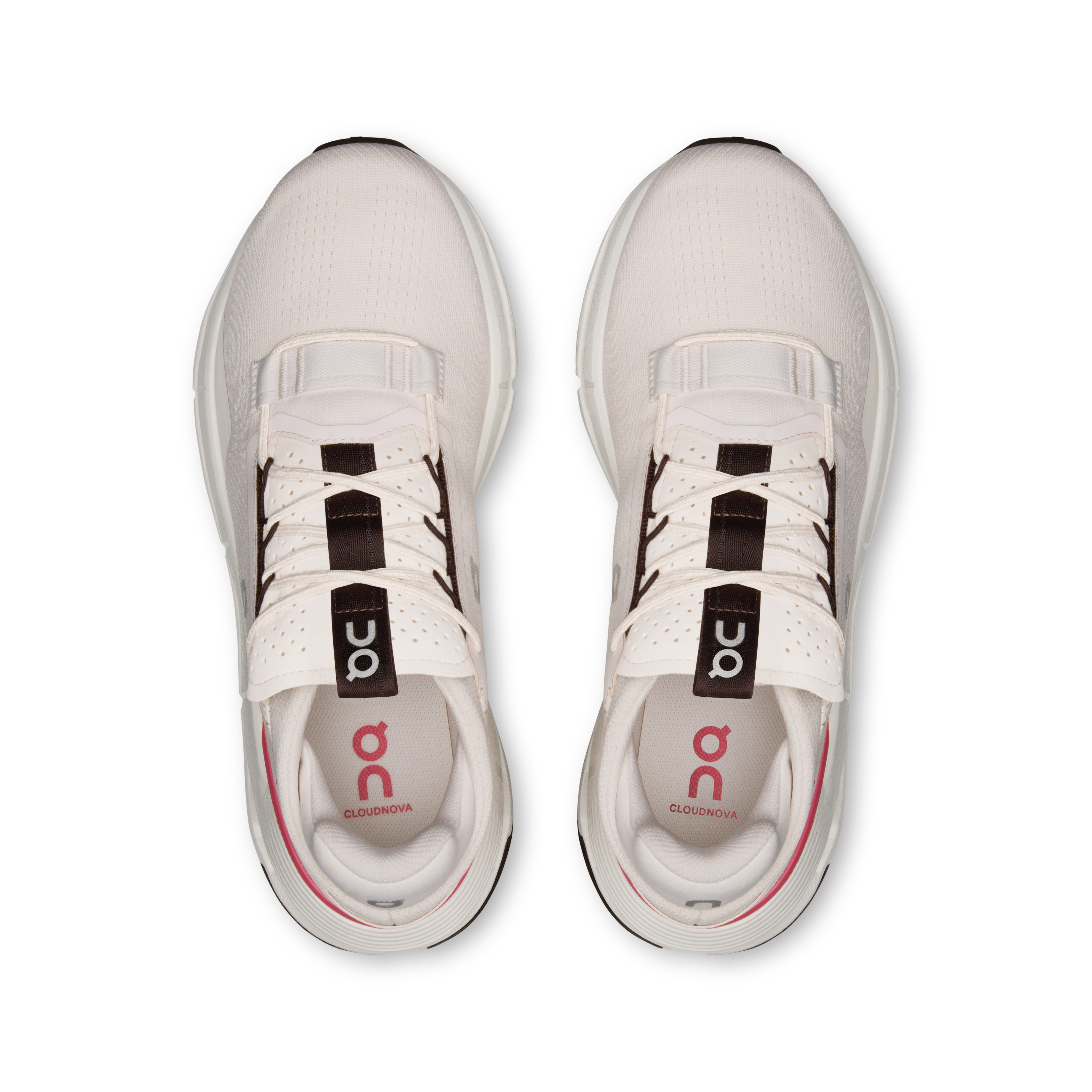 On Cloudnova 2 Oyster & Ivory Femme Active Life Chaussures