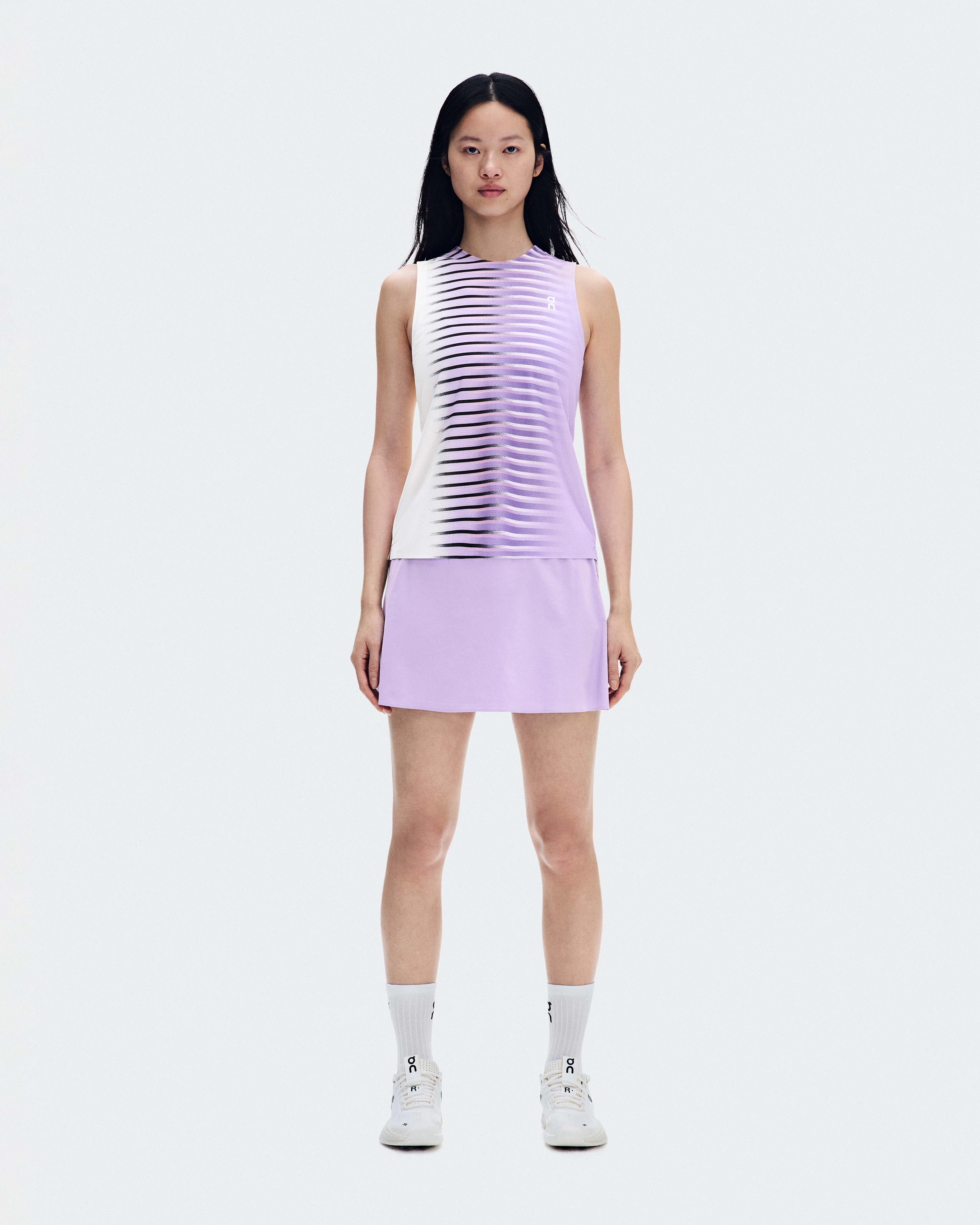 On Court Tank Edge Bloom & White Femme Hauts et t-shirts