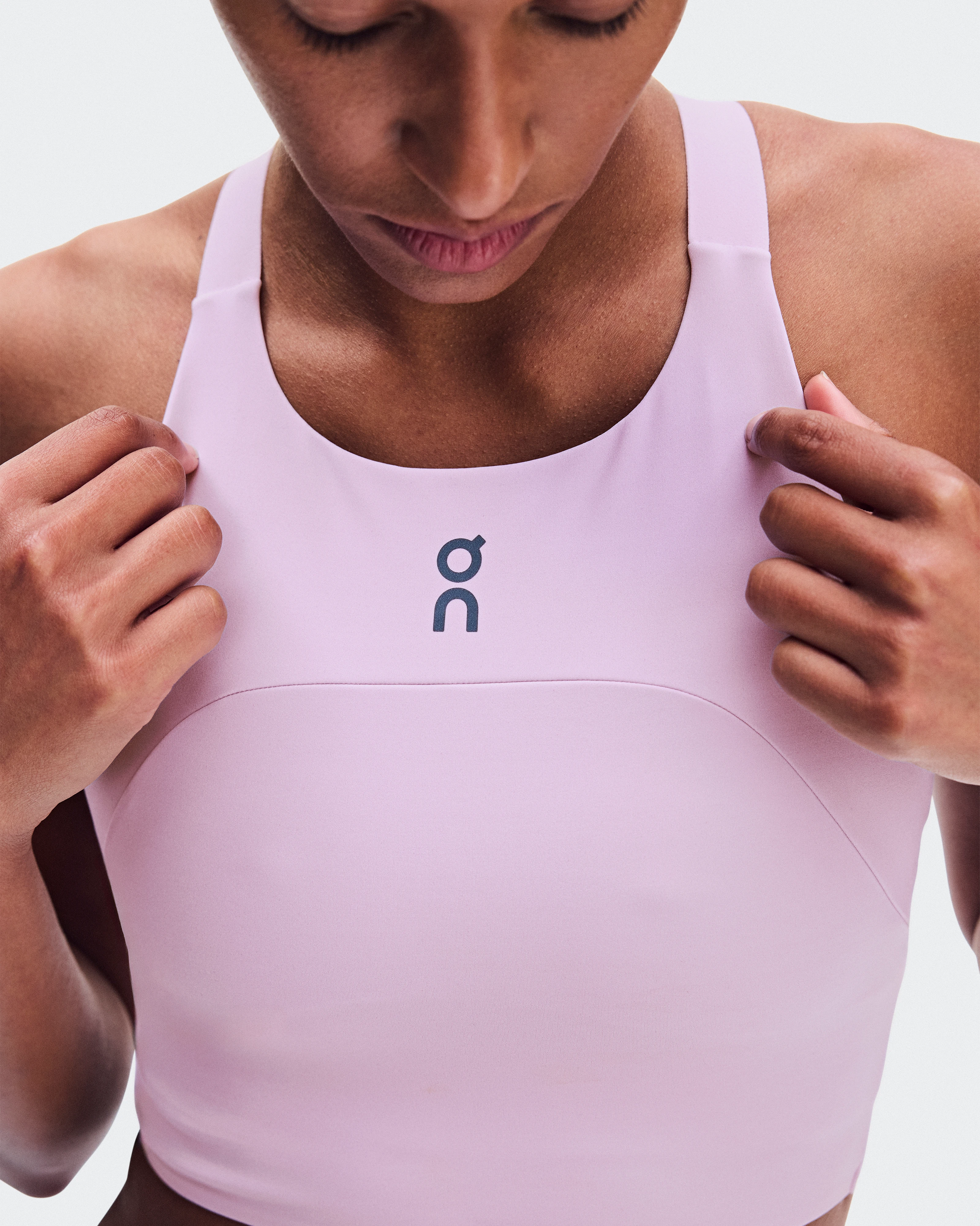 On Performance Crop Foxglove Femme Hauts et t-shirts