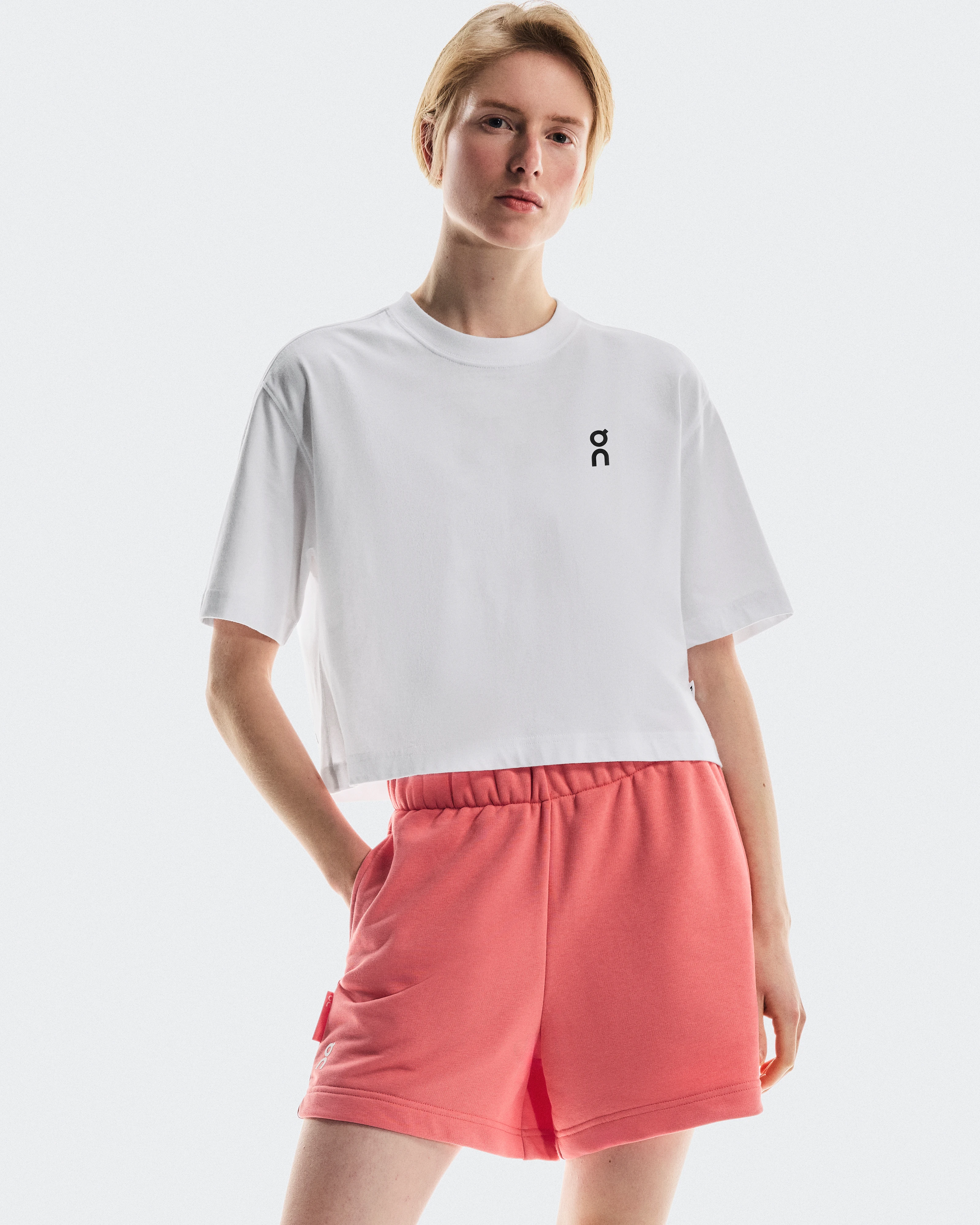 On Club Shorts Coral Femme Shorts