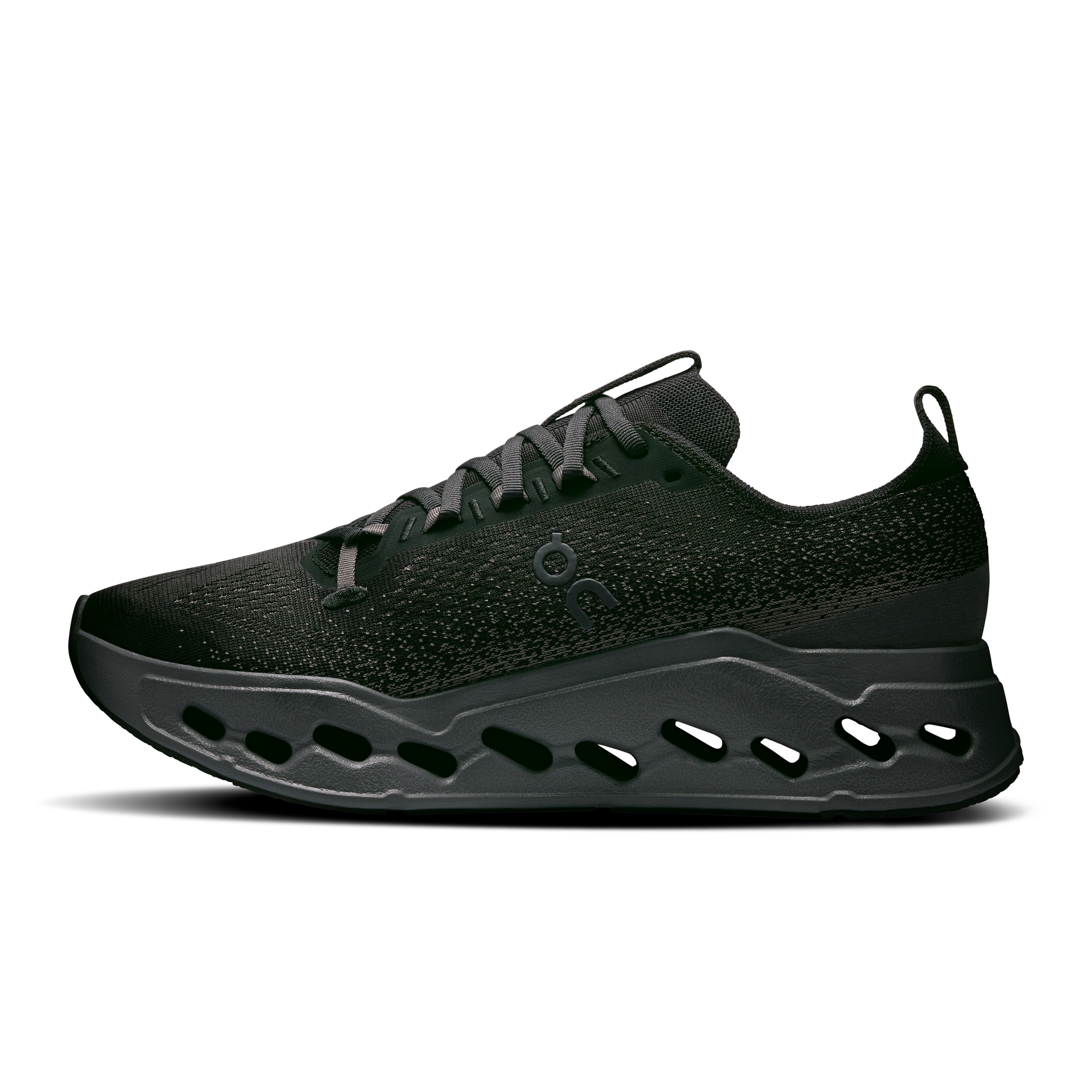 On Cloudsurfer Max Black & Eclipse Homme Running sur route Chaussures