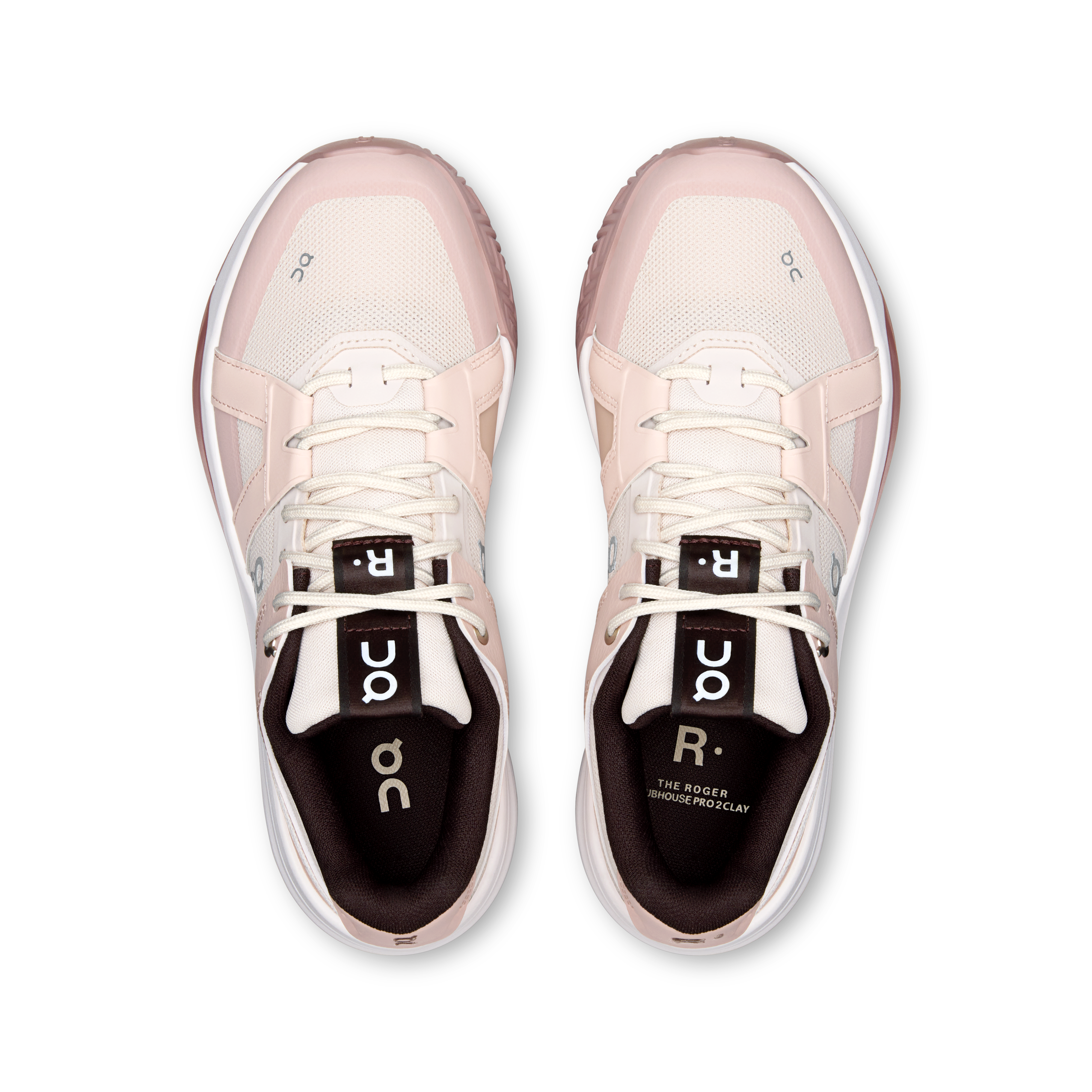 On THE ROGER Clubhouse Pro 2 Clay Oyster & Doe Femme – Tennis, terre battue Chaussures