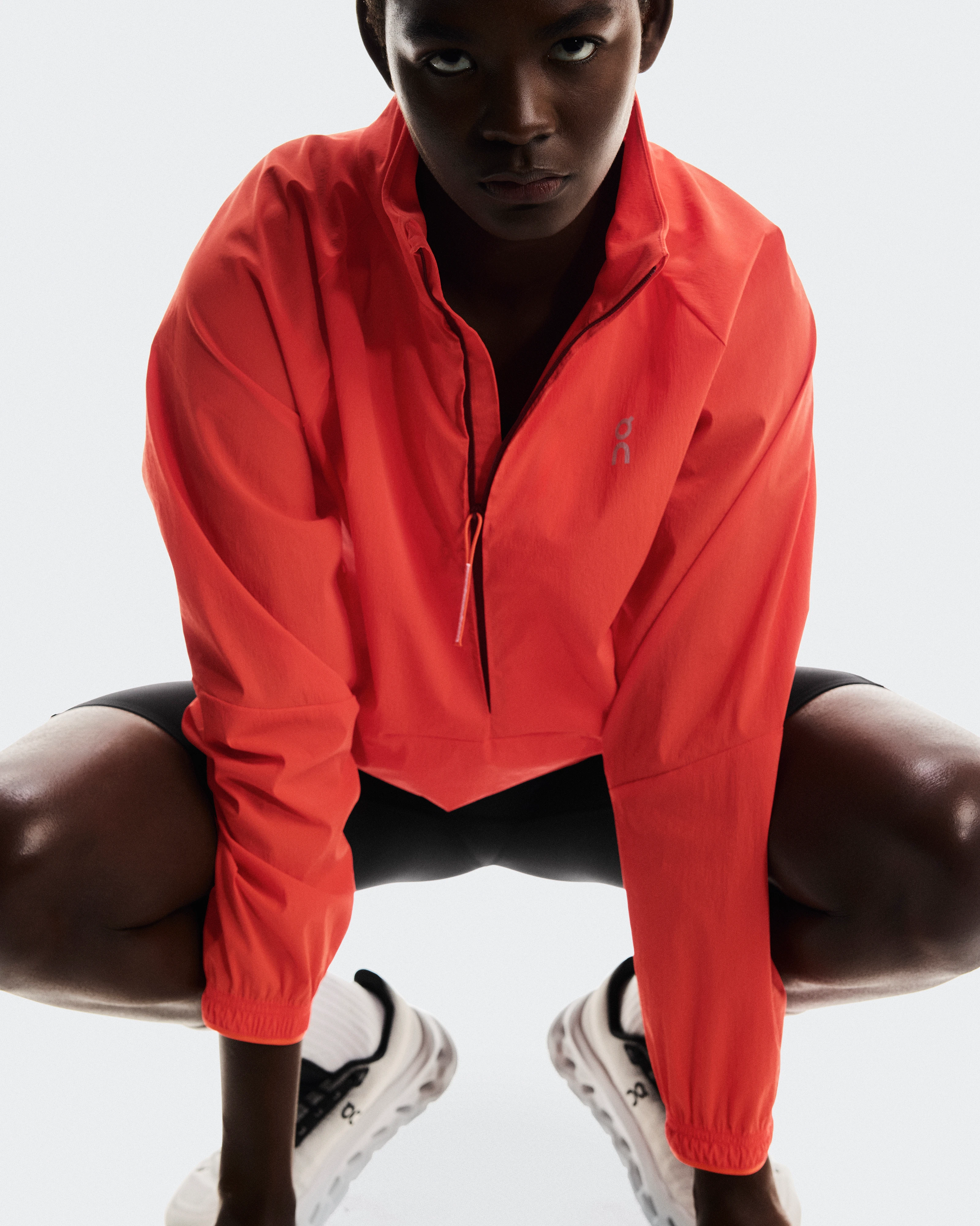 On All-Day 1/2 Zip Jacket Coral Femme Vestes