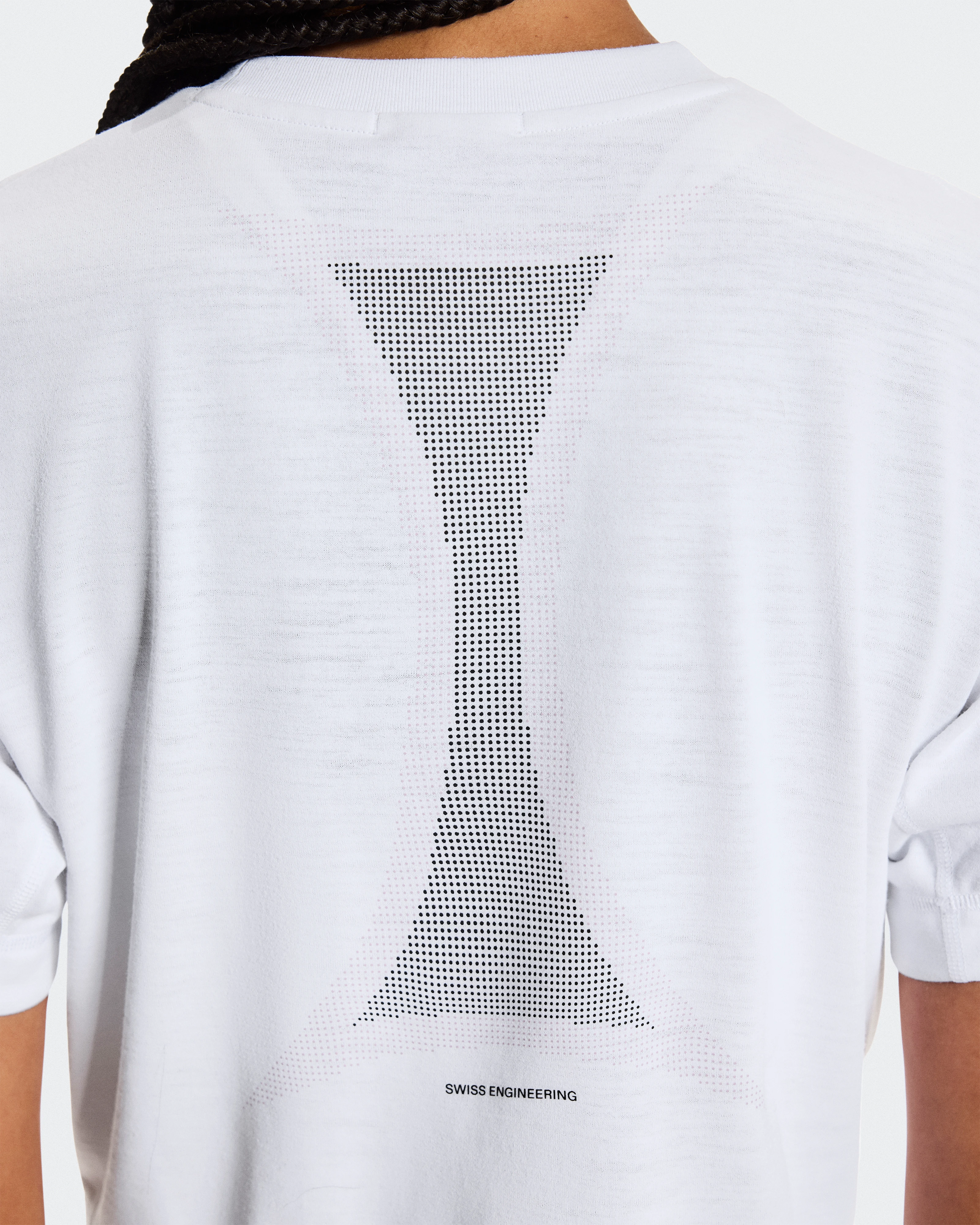 On Train-T Crop Graphic White Femme Hauts et t-shirts