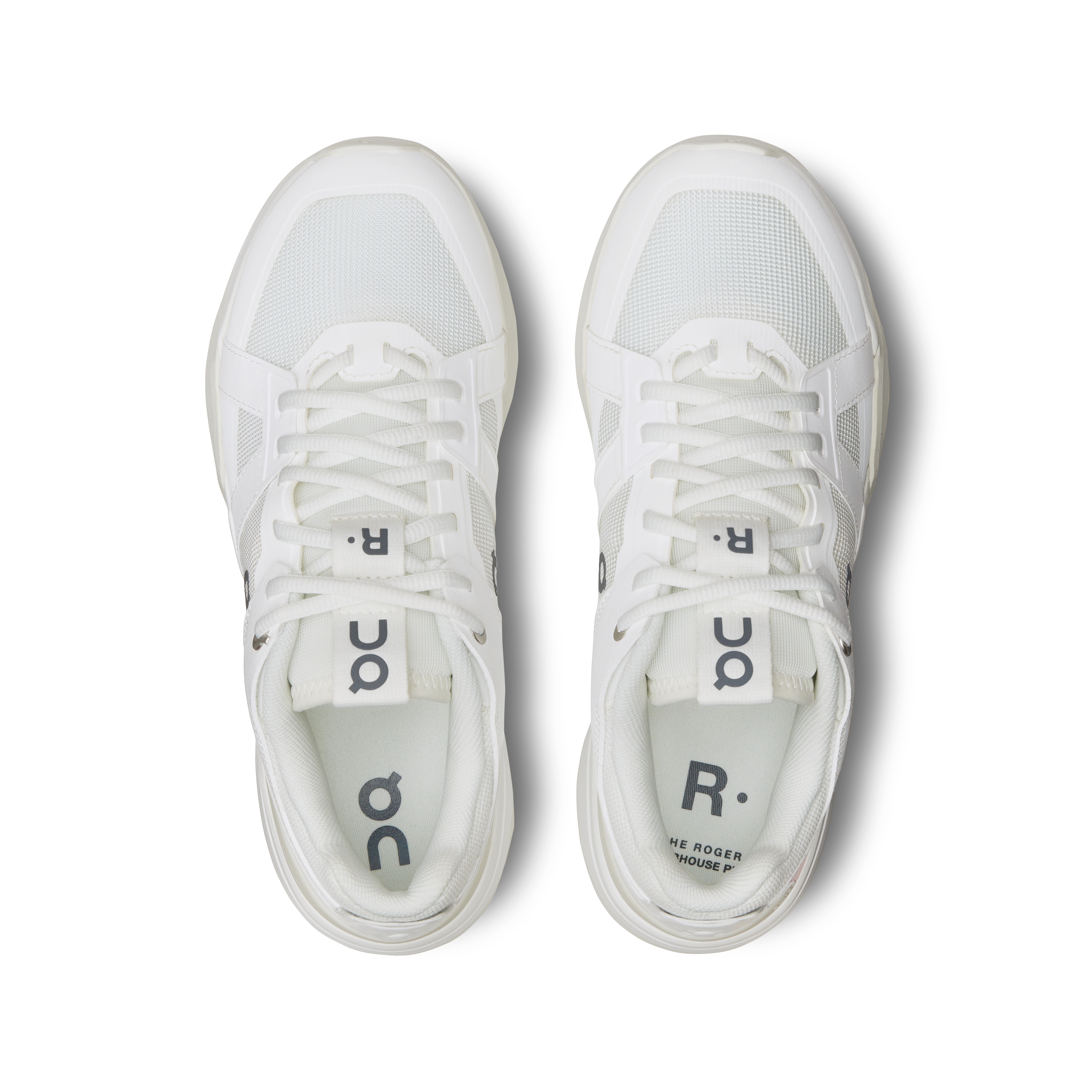On THE ROGER Clubhouse Pro White & Ice Femme Tennis Chaussures