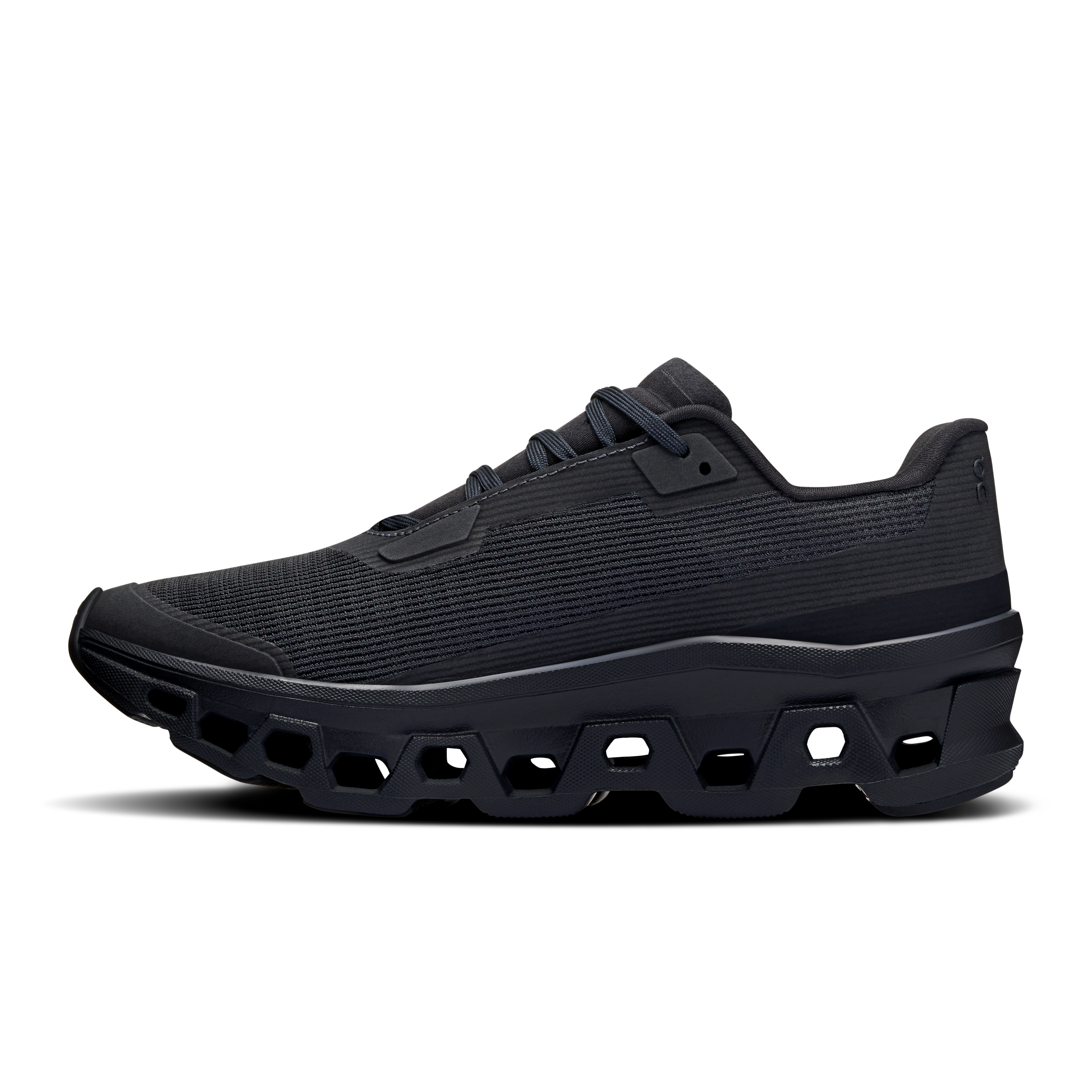 On Cloudmonster Void Black & Black Femme Active Life Chaussures