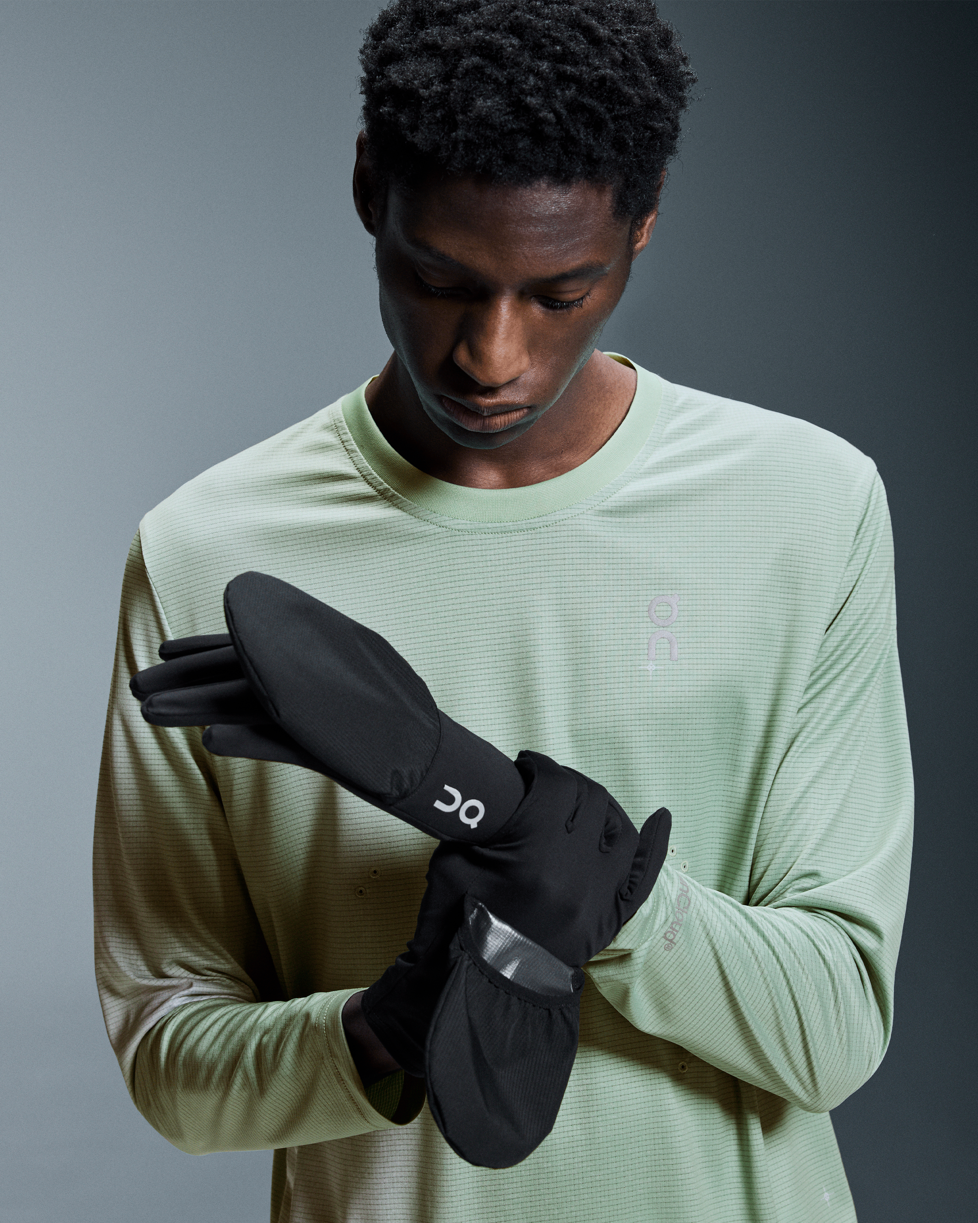 On Core Glove Black Unisexe Gants