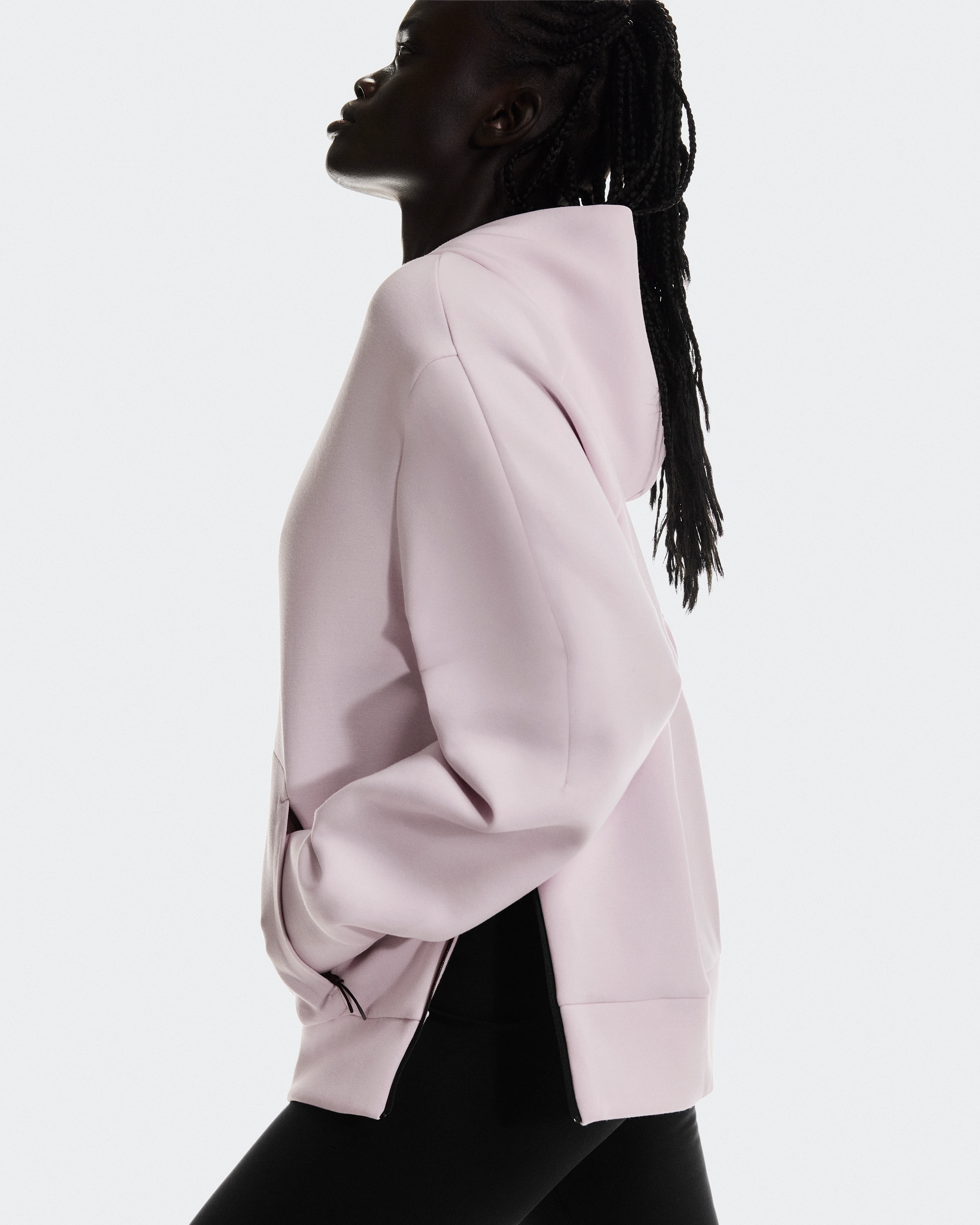 On Focus Tech Hoodie Orchid Femme Sweats à capuche et sweats