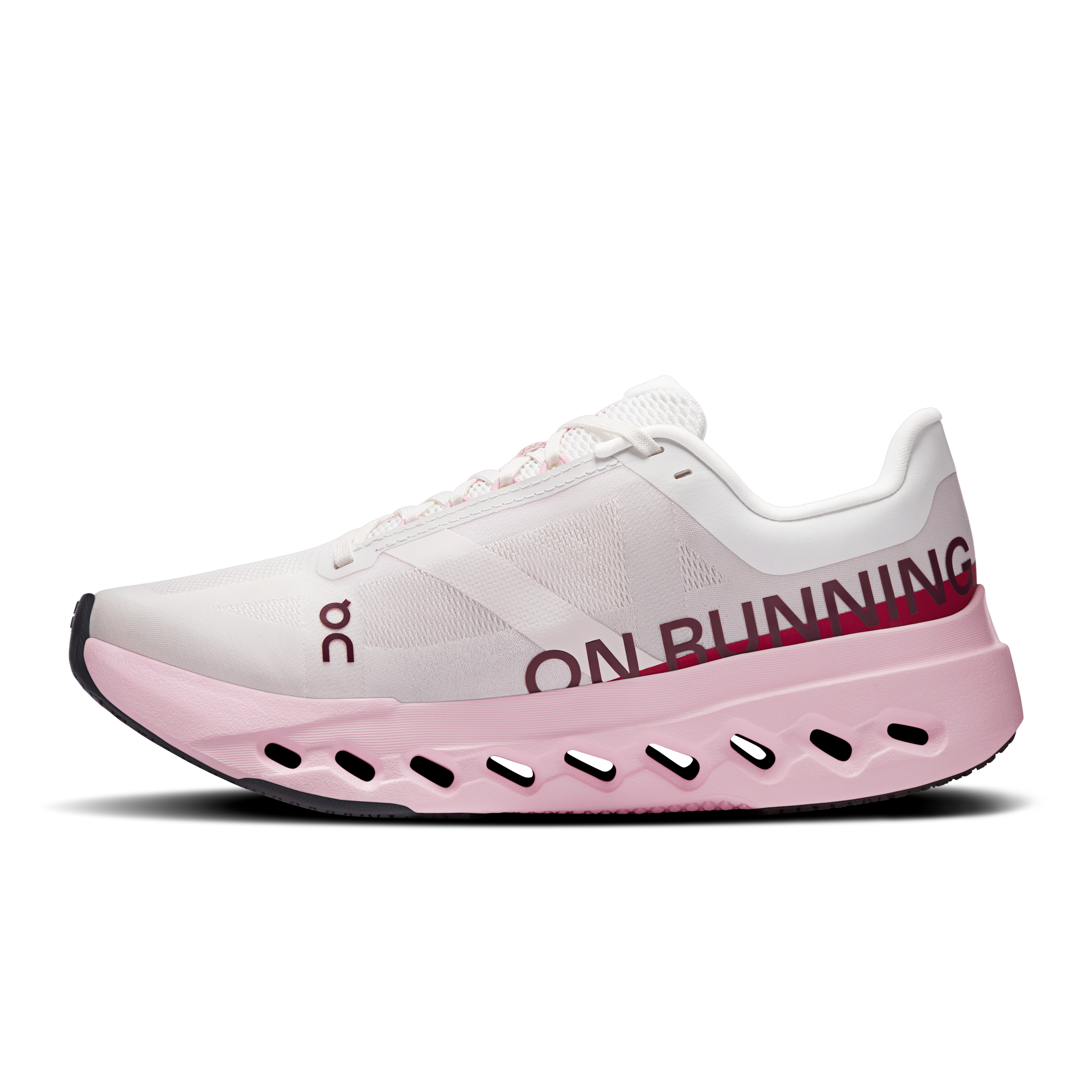 On Cloudsurfer Next Peony & Ivory Femme Running sur route Chaussures