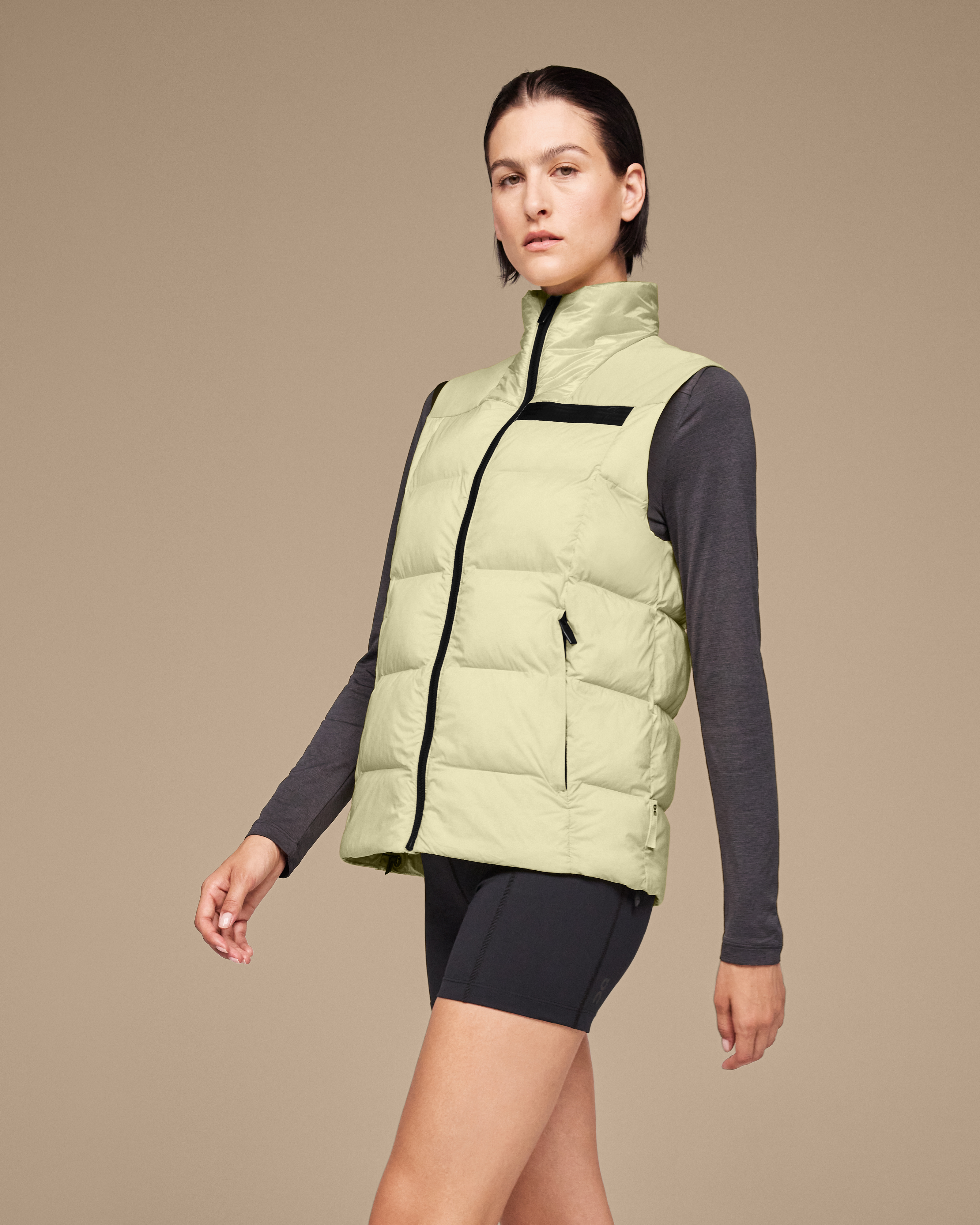 On Challenger Vest Endive Femme Vestes