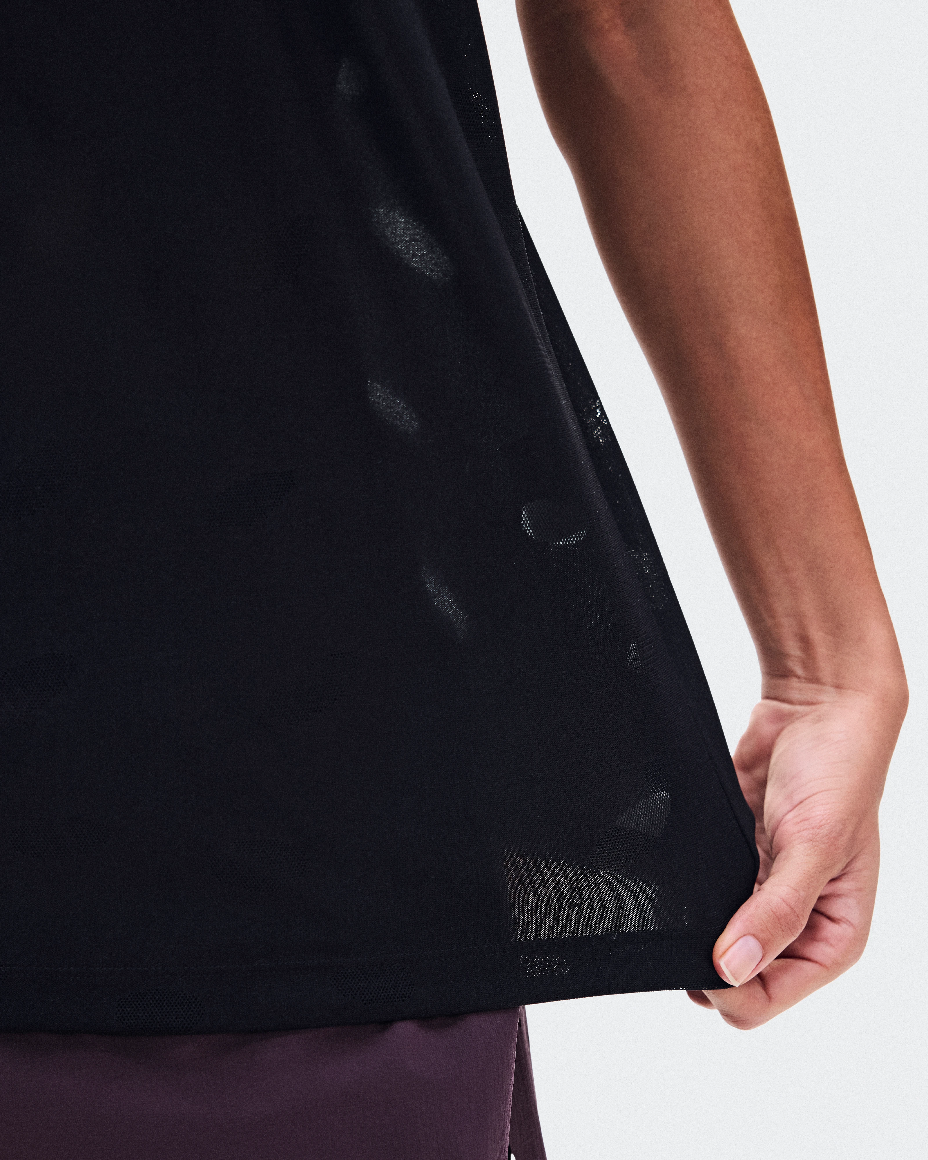 On Zero Tank Breathe Black Femme Hauts et t-shirts