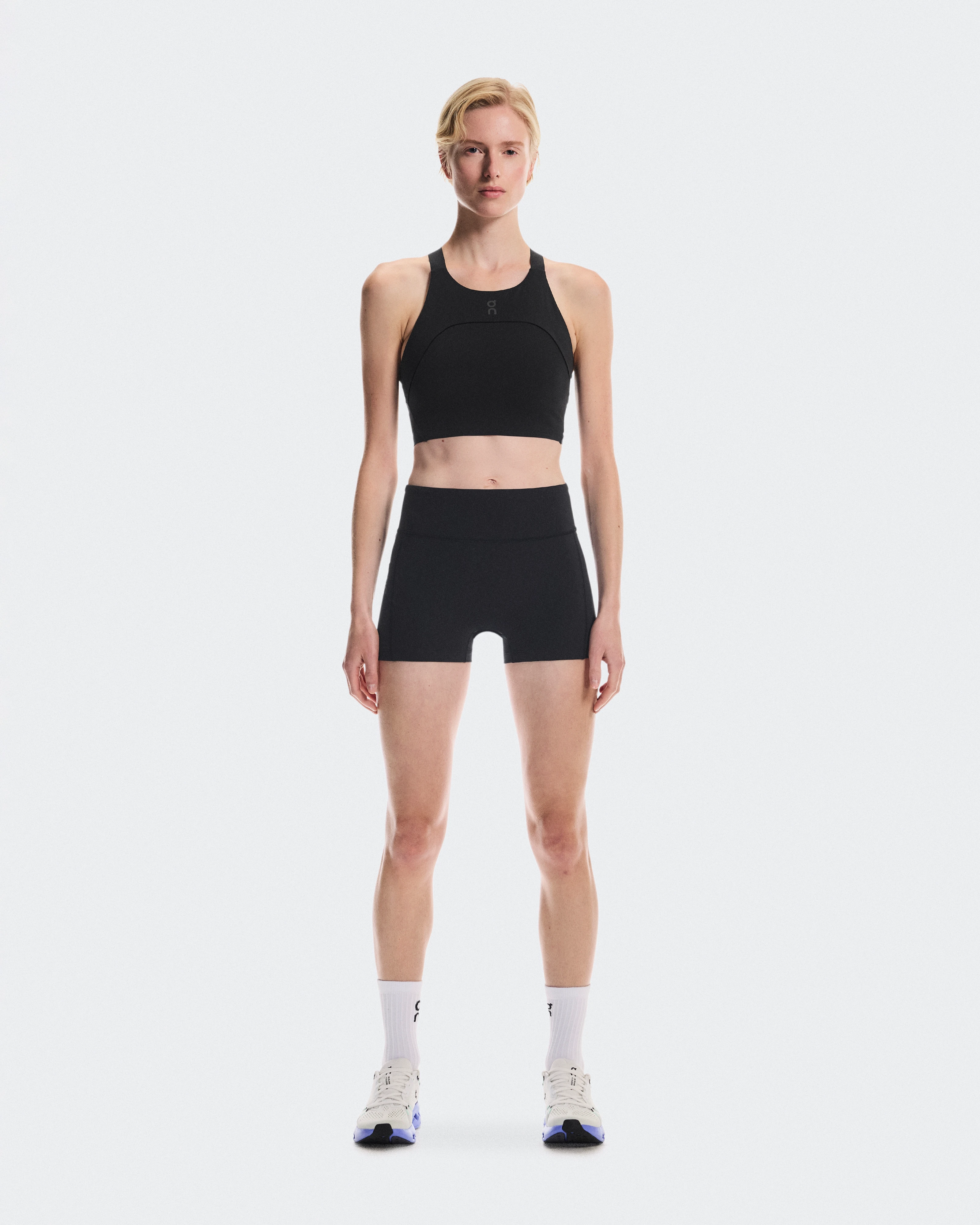 On Performance Crop Black Femme Hauts et t-shirts
