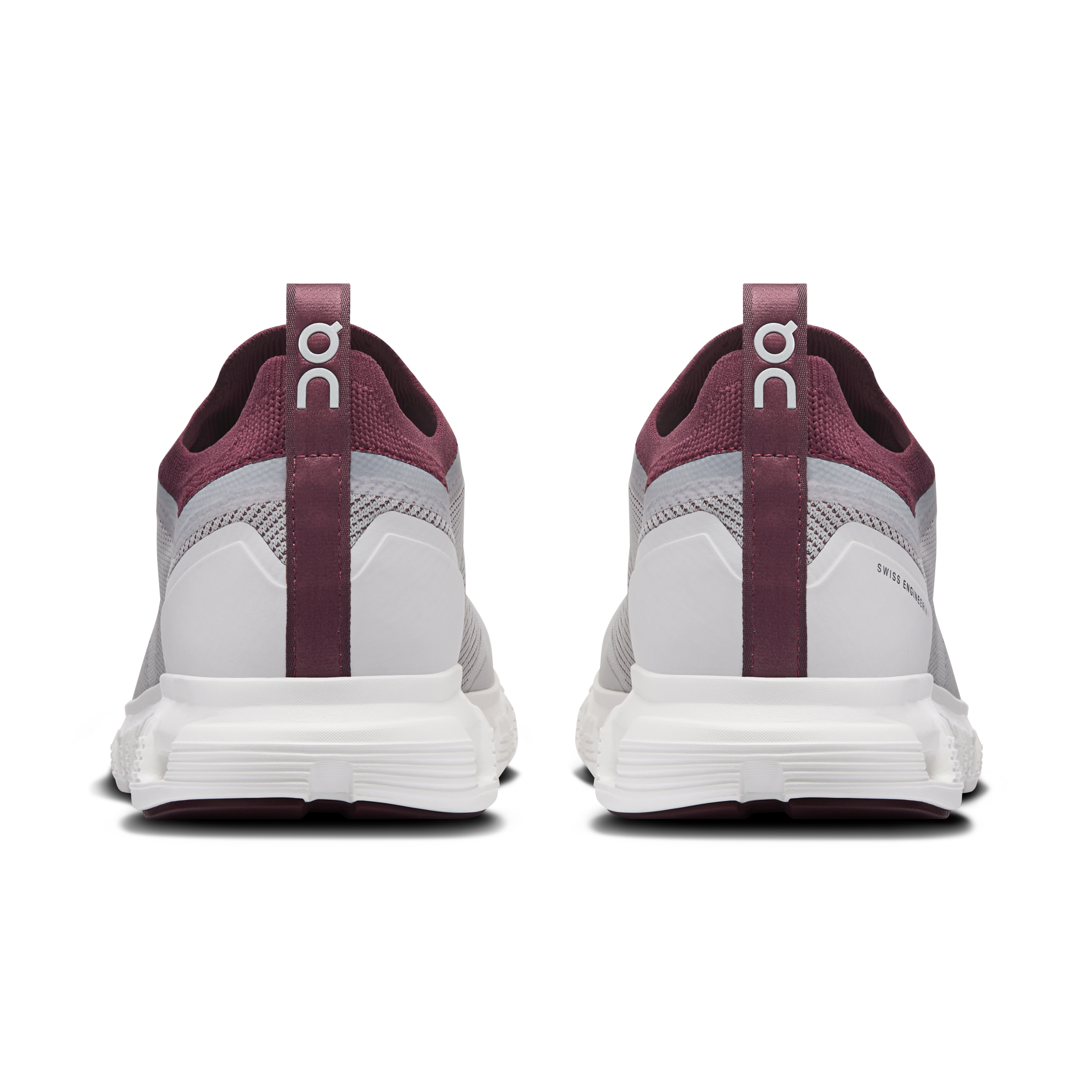 On Cloud 6 Versa Silver & Maroon Homme Active Life Chaussures