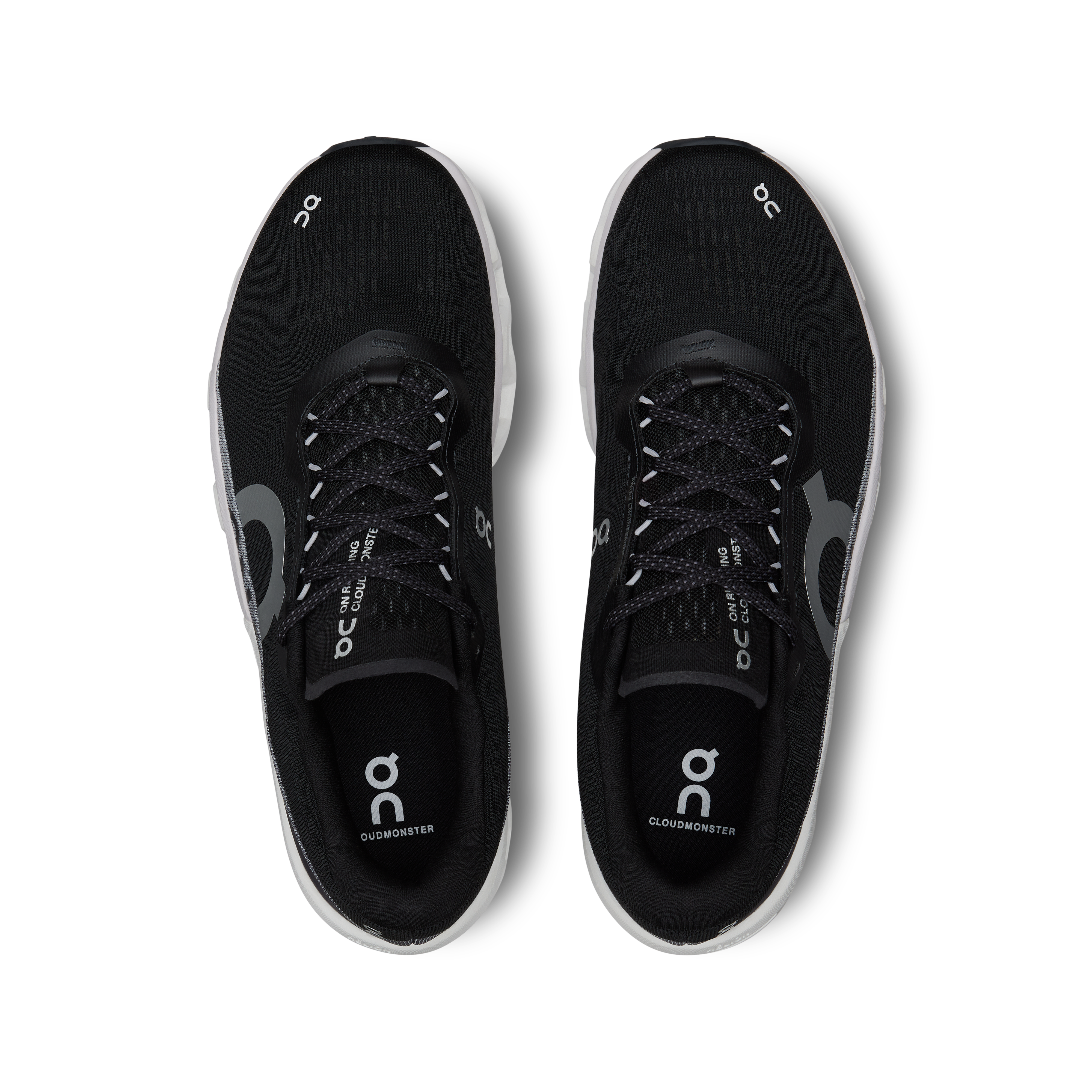 On Cloudmonster 2 Black & Frost Homme Running sur route Chaussures