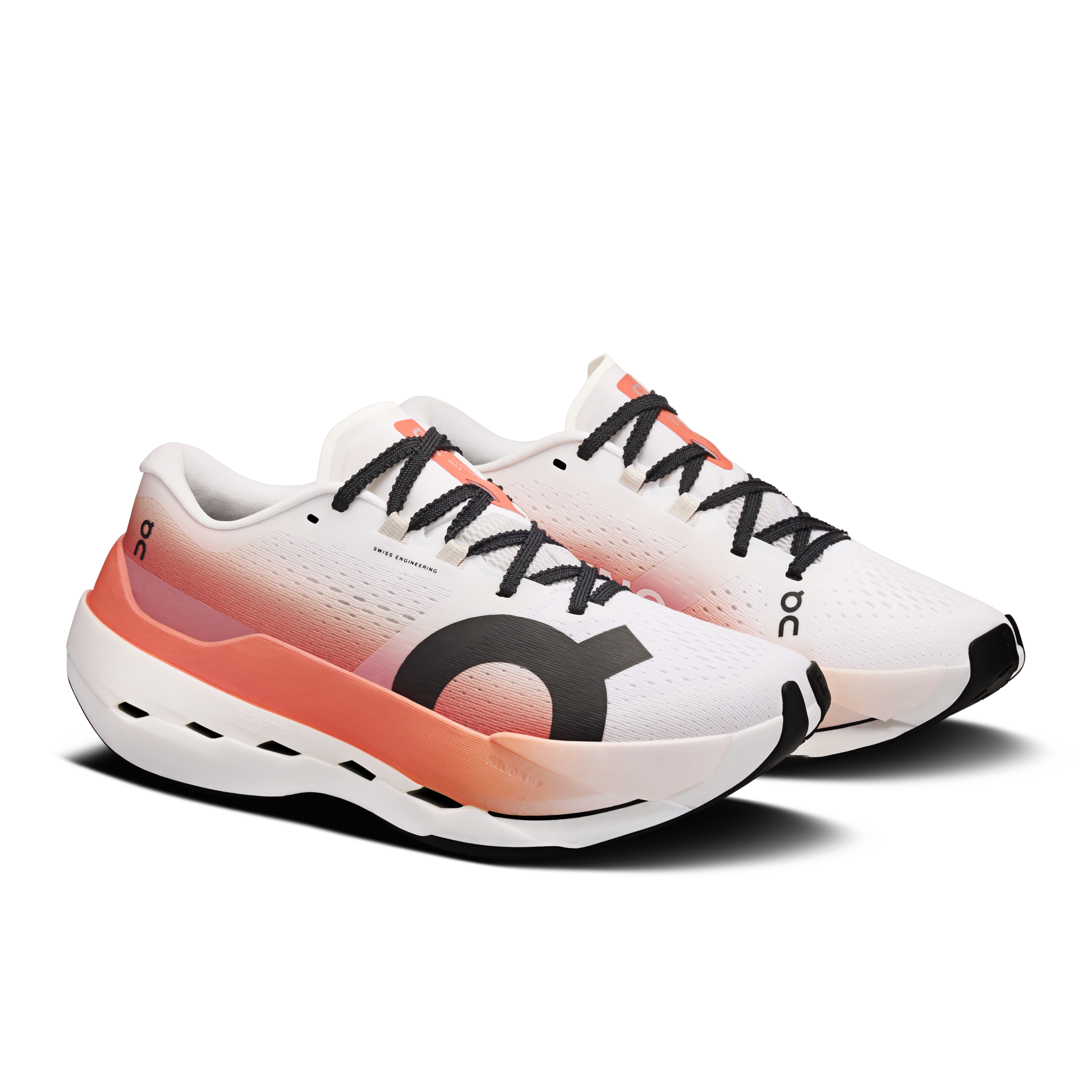 On Cloudboom Max White & Reef Femme Running sur route Chaussures