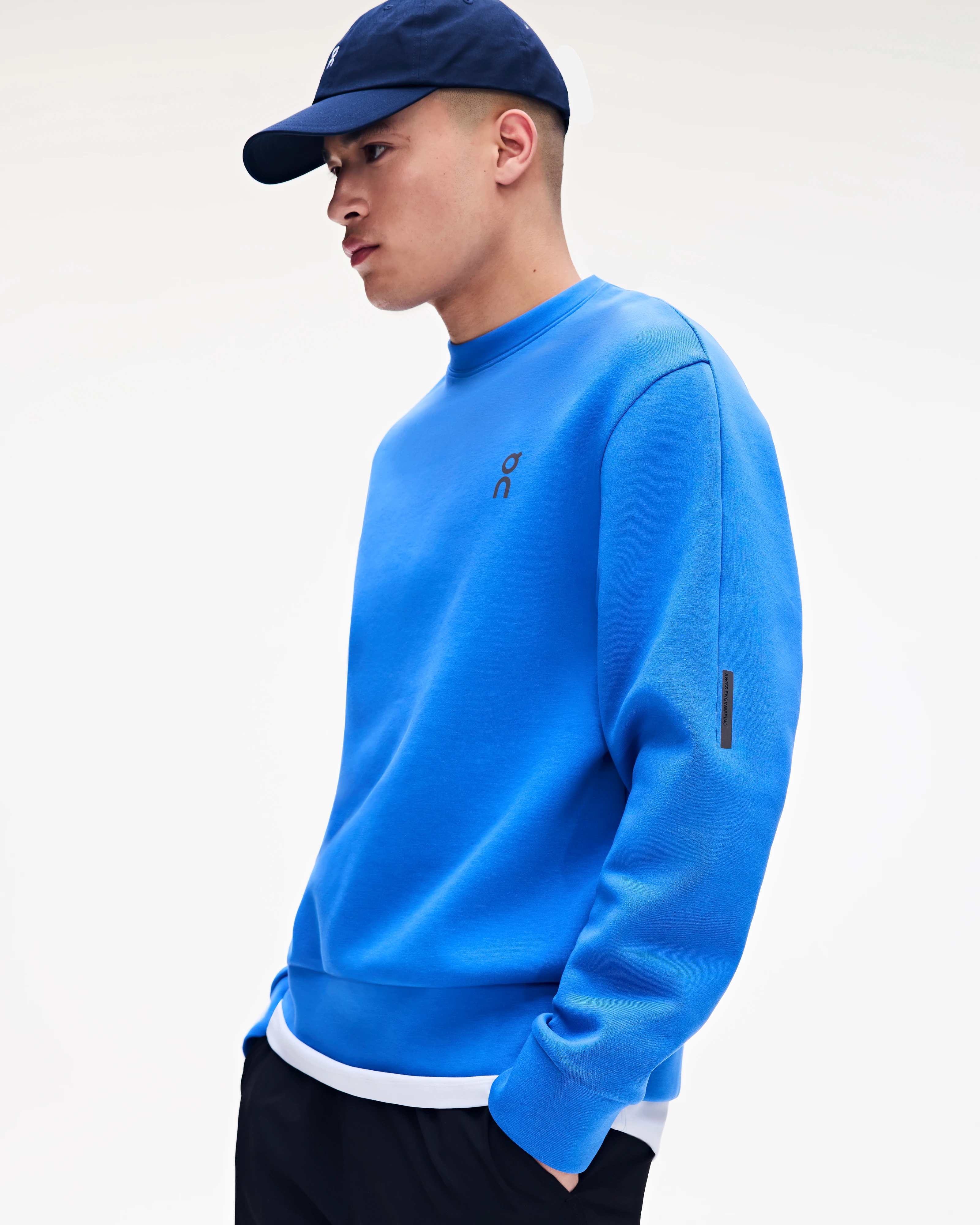On Focus Tech Crew Jay Homme Sweats à capuche et sweats