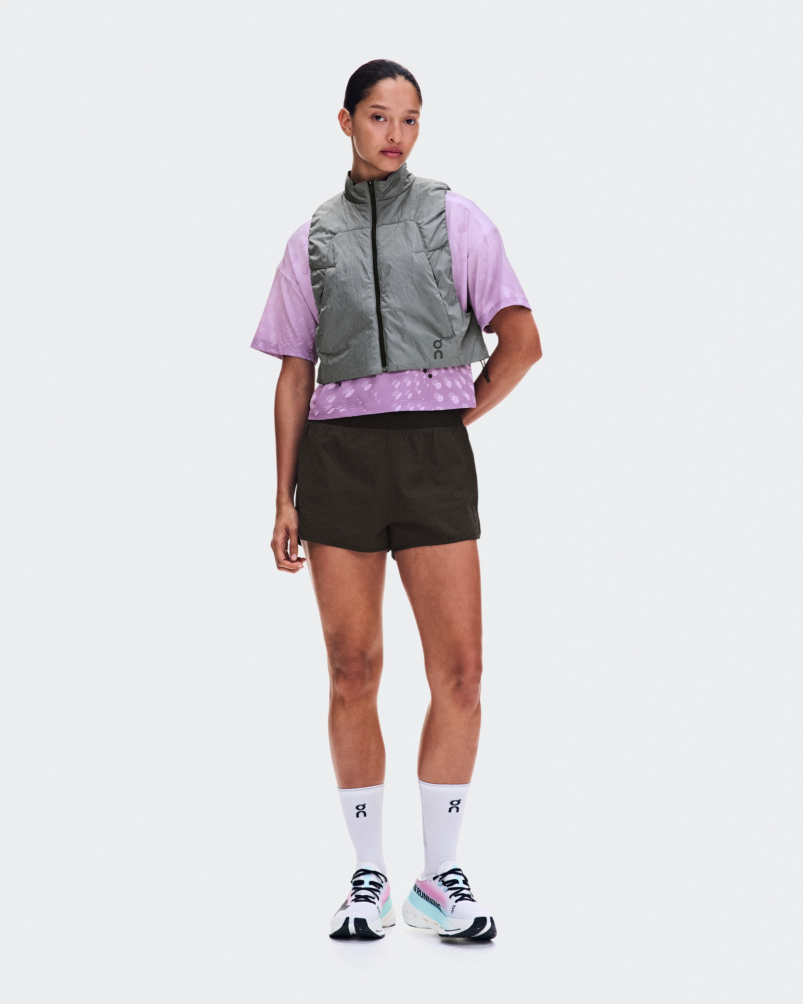 On Performance Volt Vest Glacier Femme Gilet