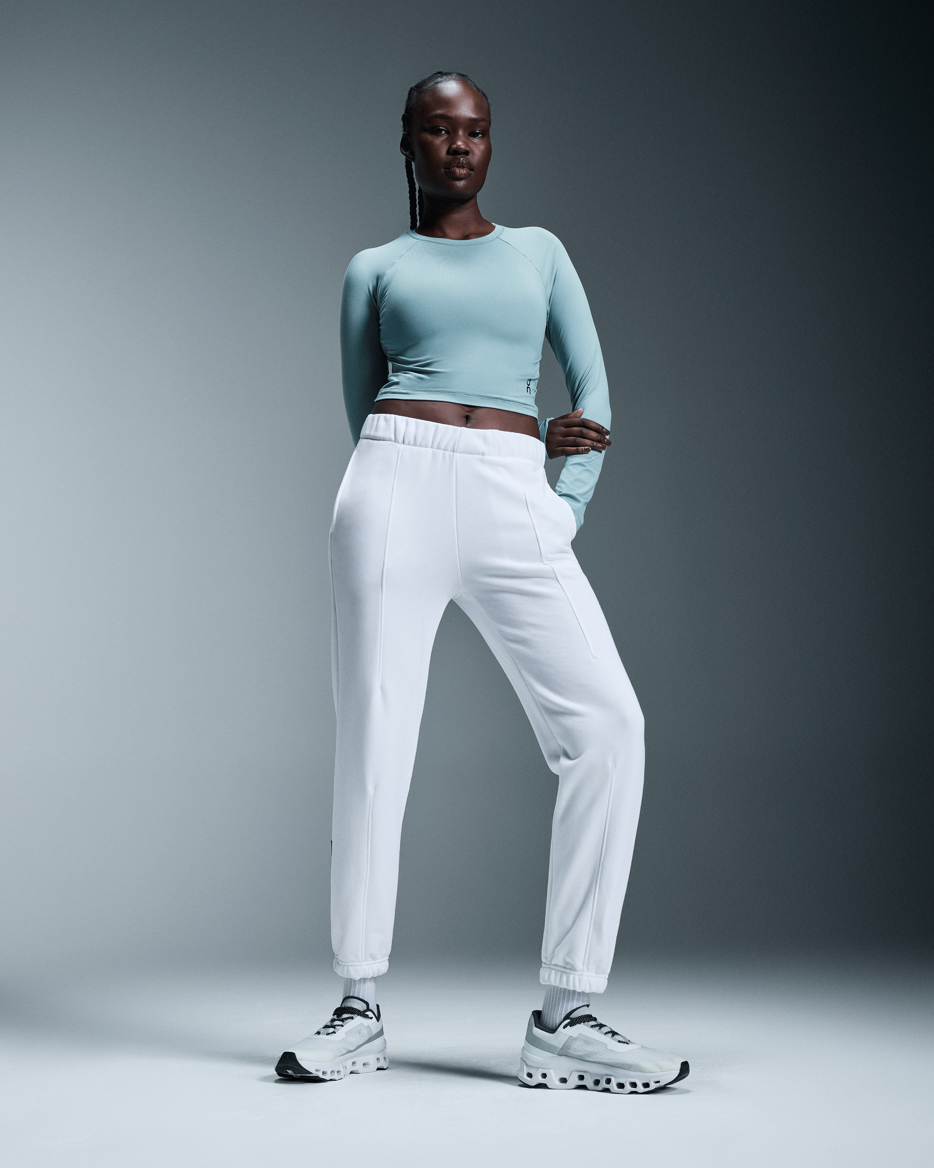 On Club Pants White Femme Pantalons