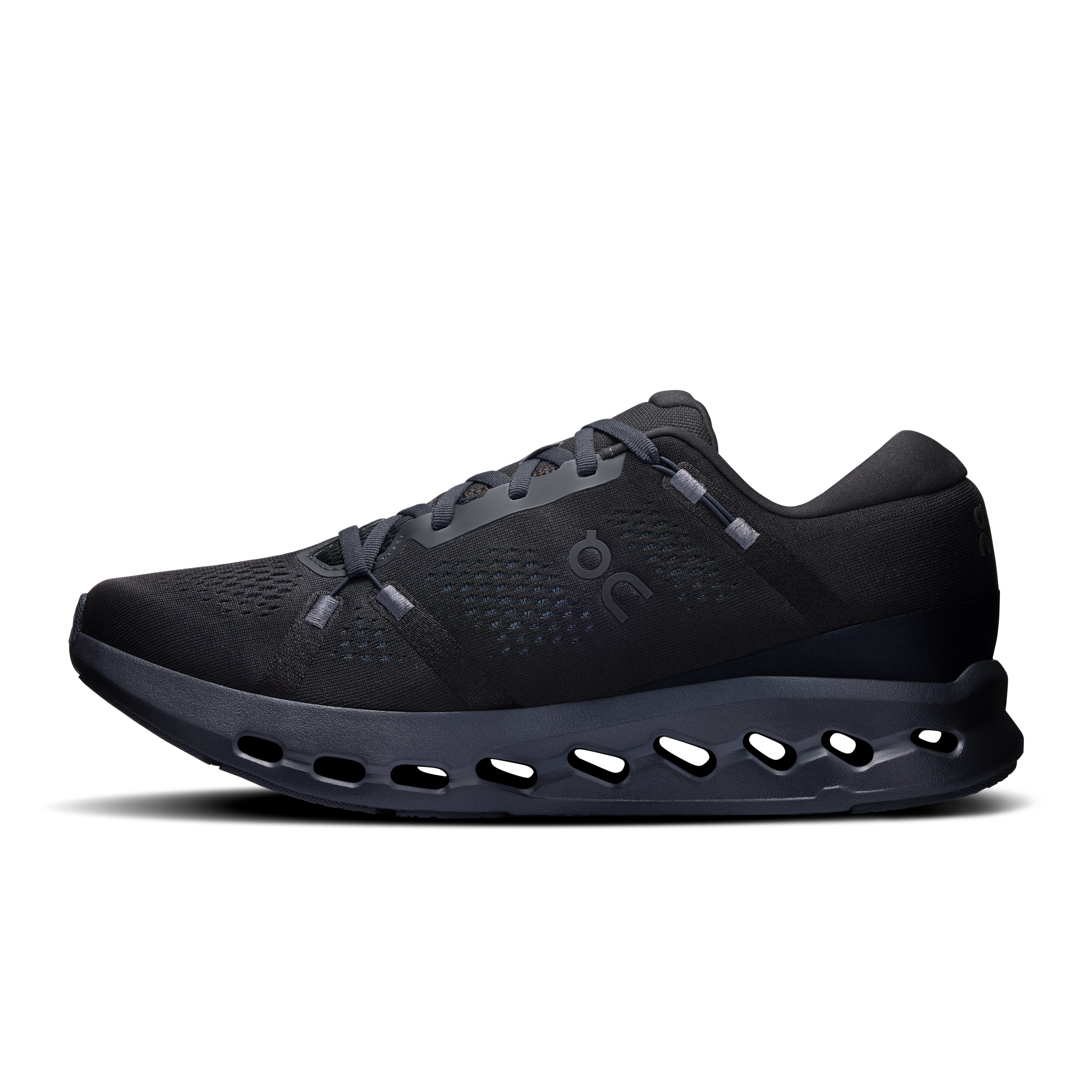 On Cloudsurfer 2 Wide Black & Black Homme Running sur route Chaussures