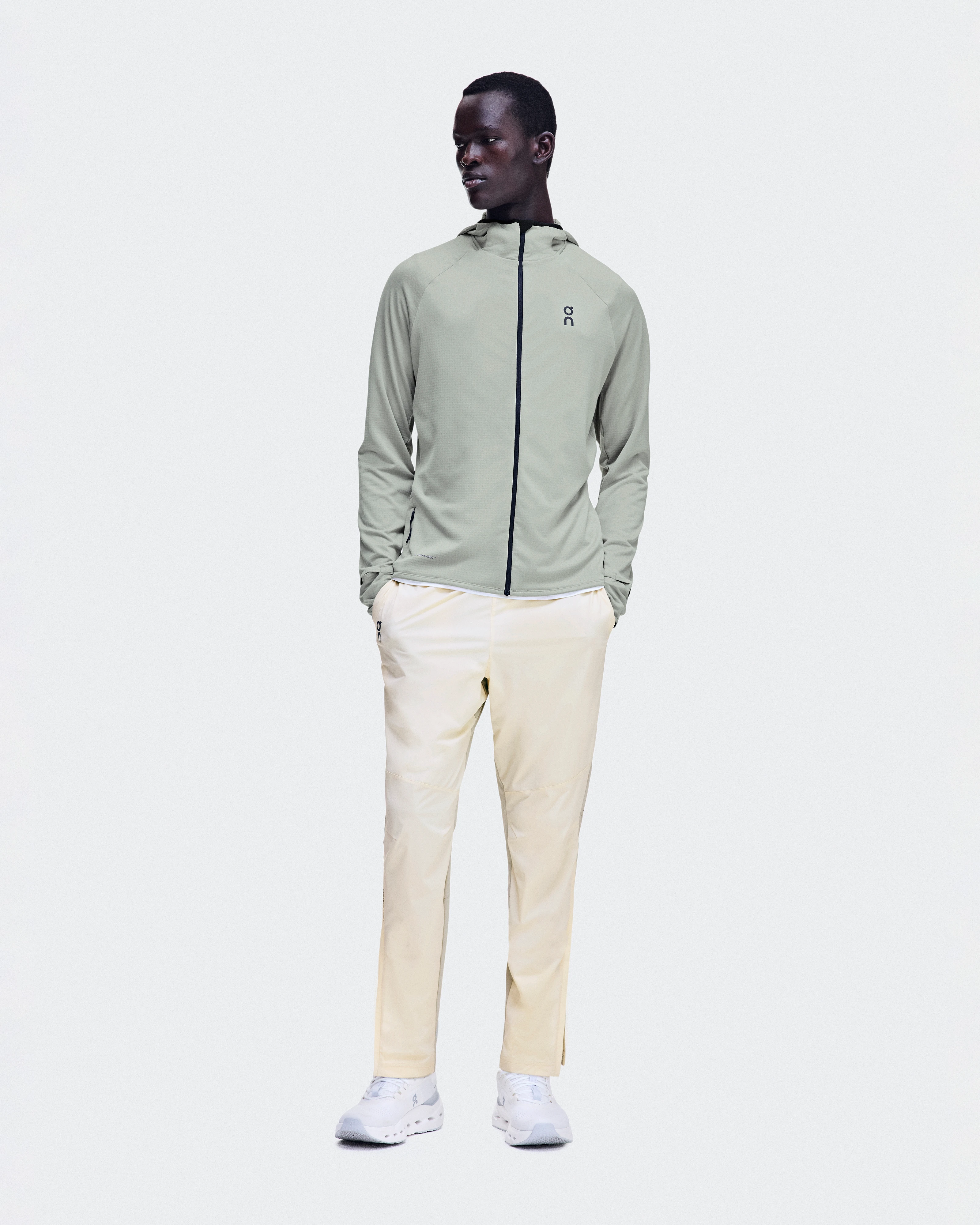 On Climate Zip Hoodie Brume Homme Sweats à capuche et sweats