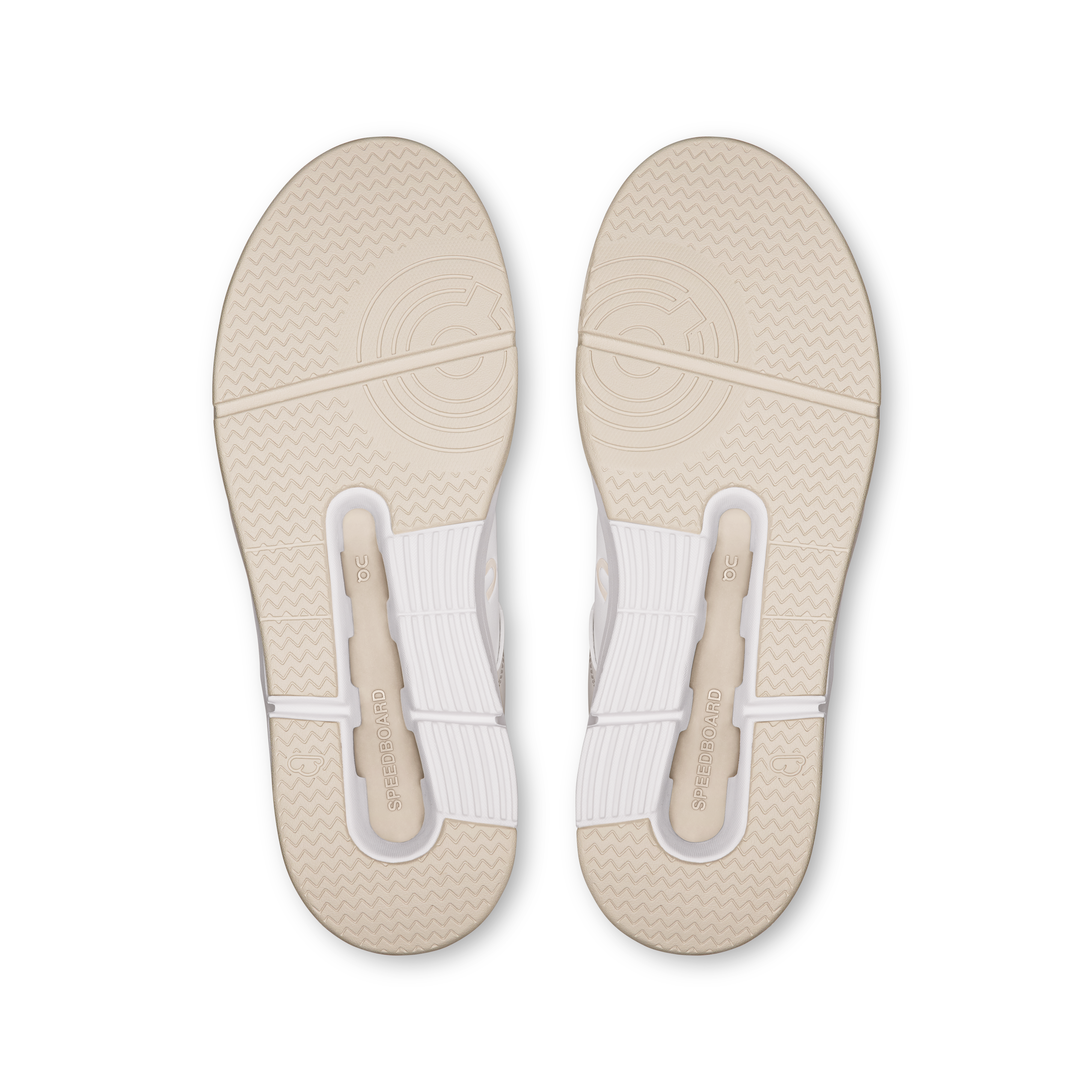 On THE ROGER Clubhouse White & Pearl Femme Tennis Chaussures