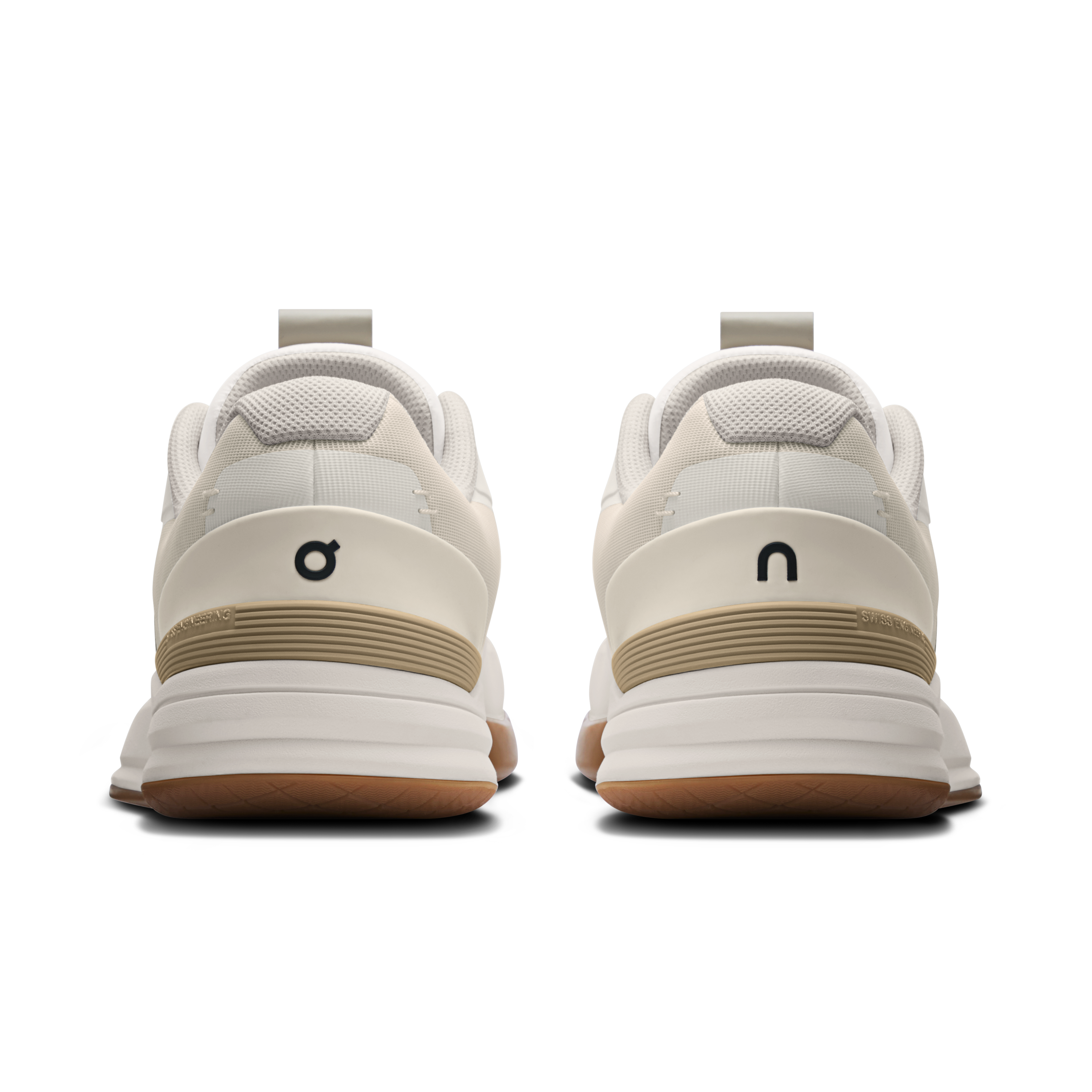 On THE ROGER Pro Ivory & Ivory Homme Tennis Chaussures
