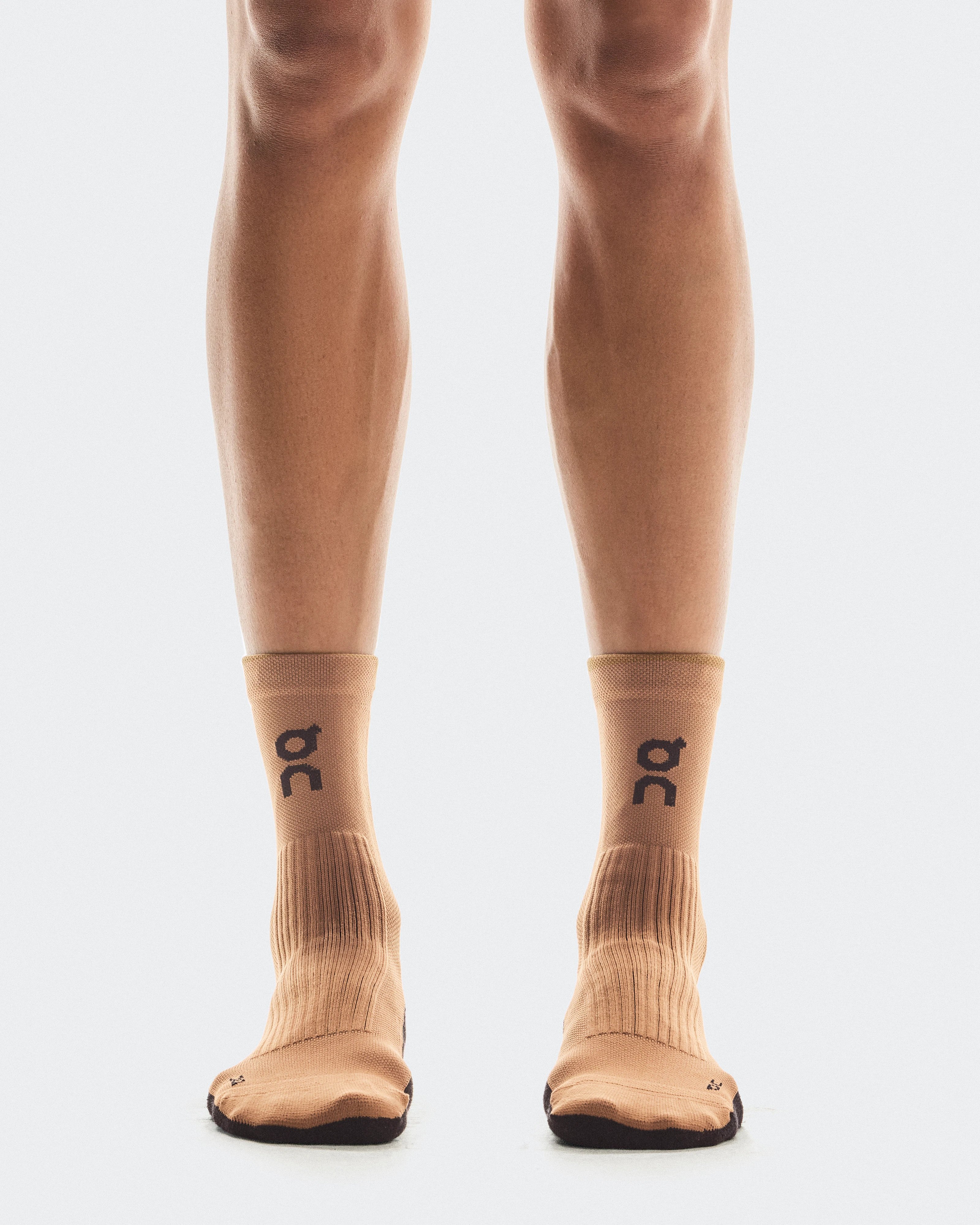 On Trail Sock High 2P Black & Sphinx Unisexe Chaussettes