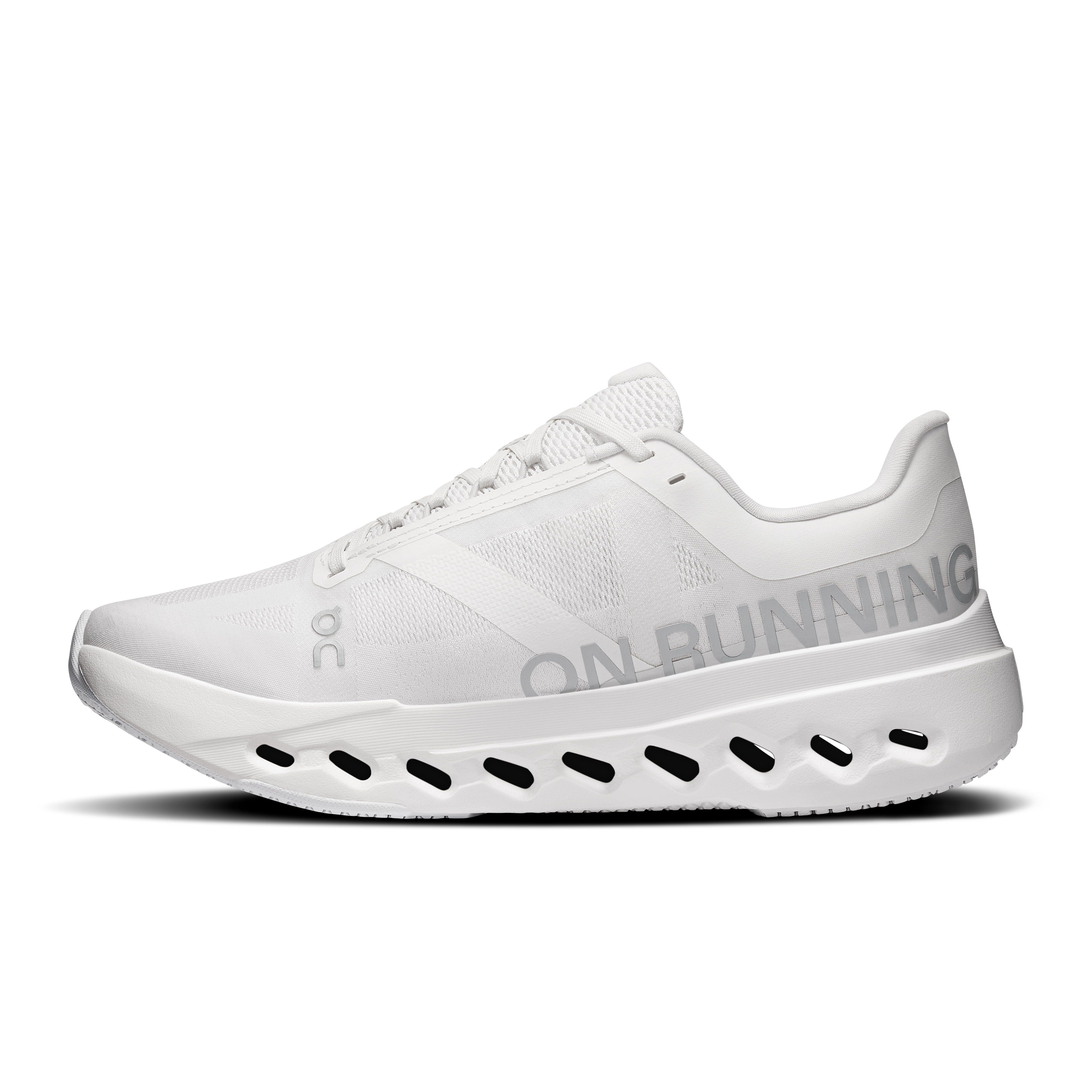 On Cloudsurfer Next White & White Femme Running sur route Chaussures