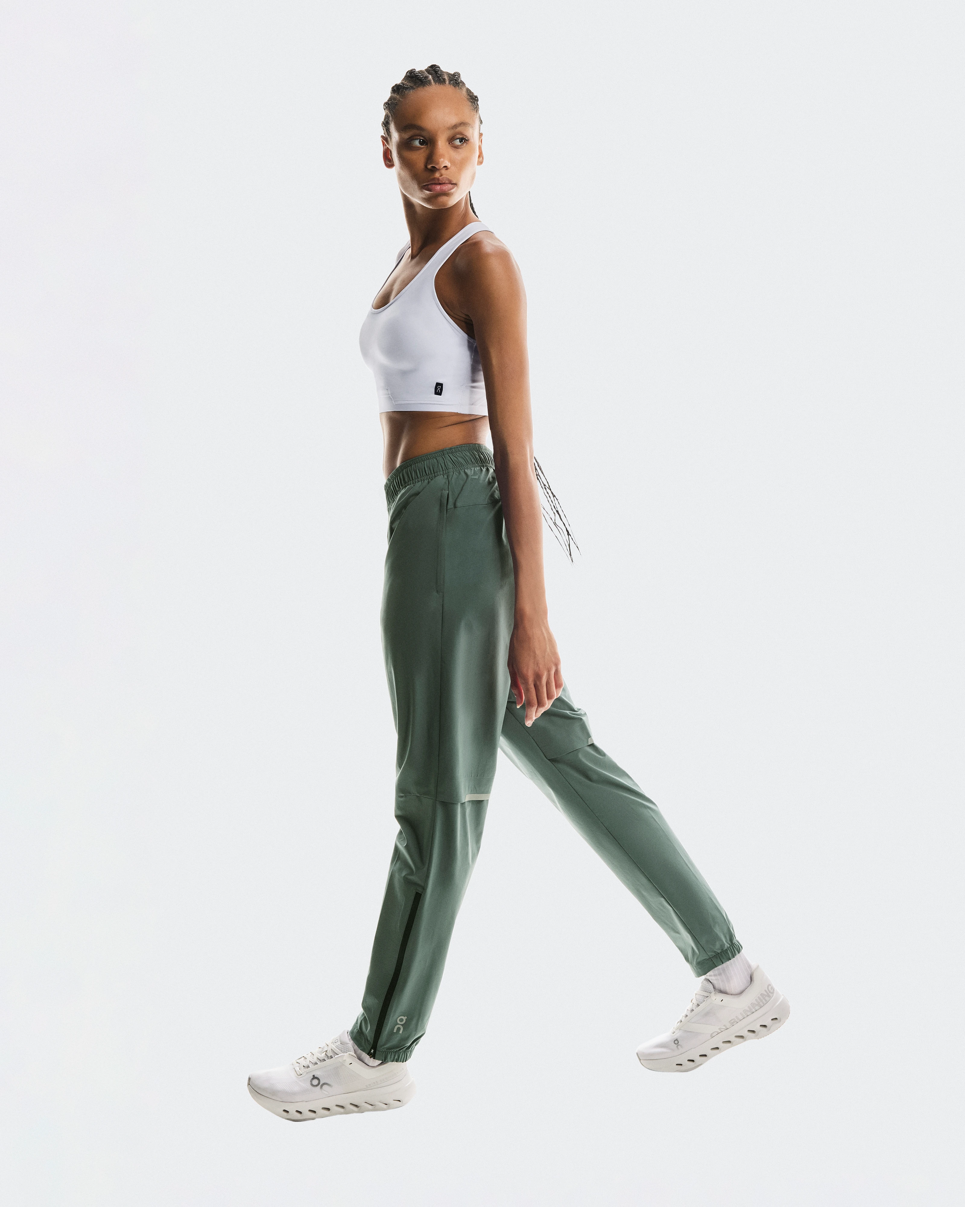 On Core Pants Olive Femme Pantalons