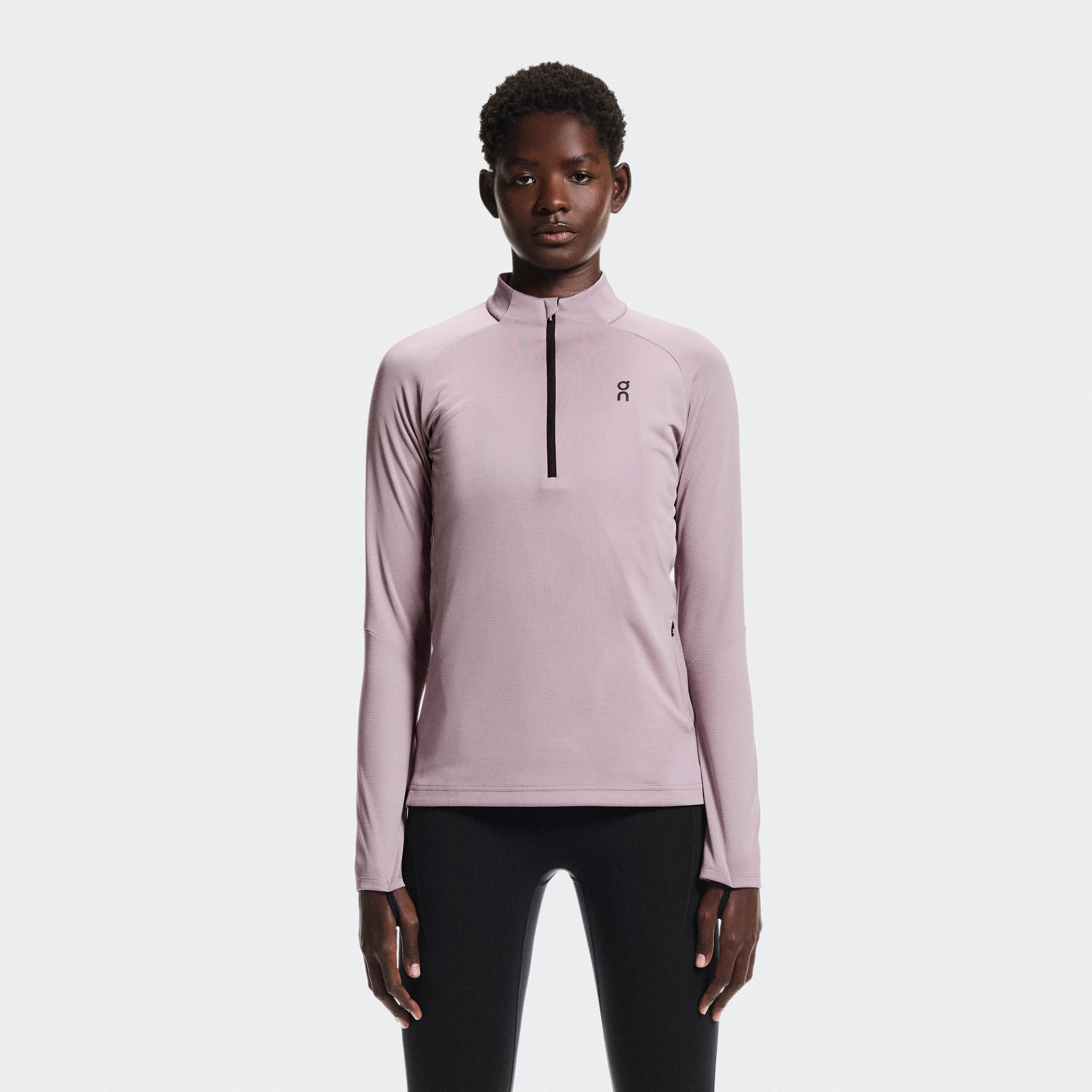 On Climate Shirt Heron Femme – Temps froid, thermique, outdoor Sweats à capuche et sweats