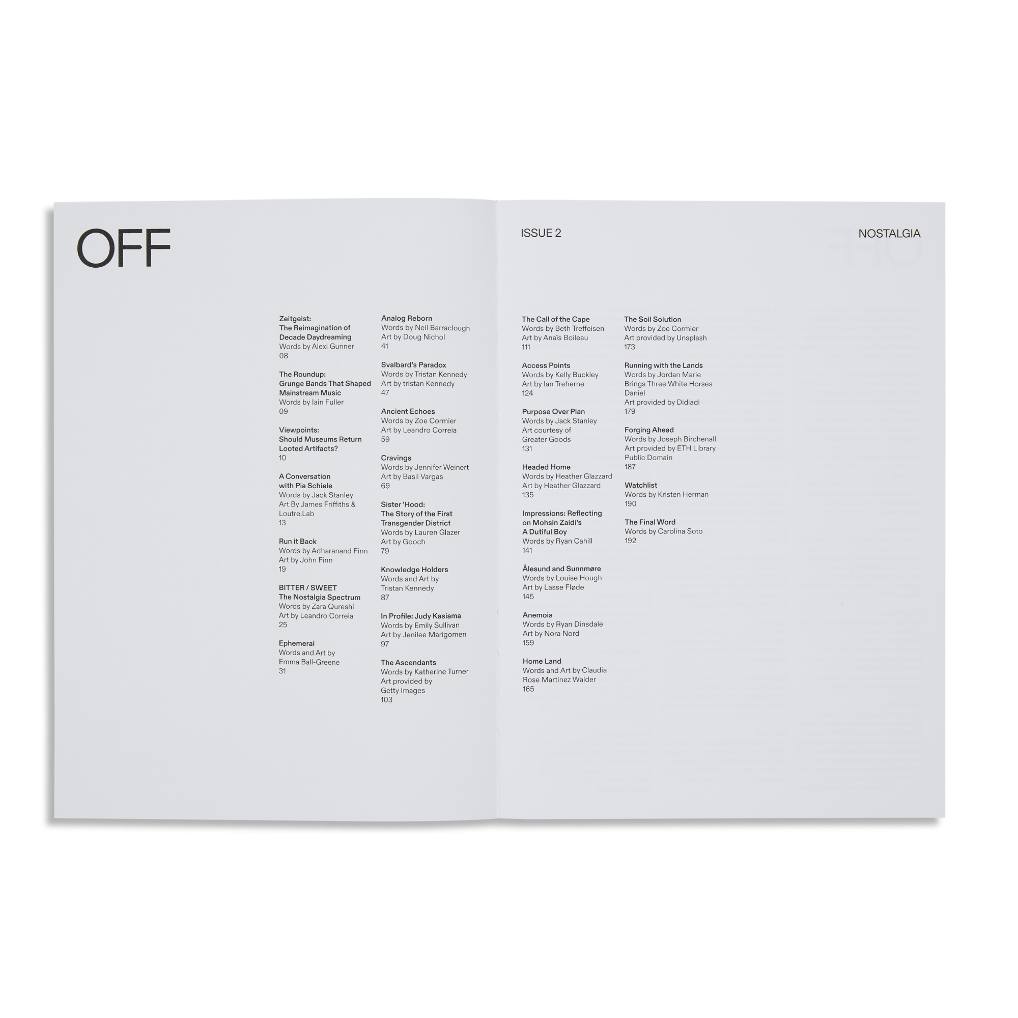 On OFF Magazine Issue 02