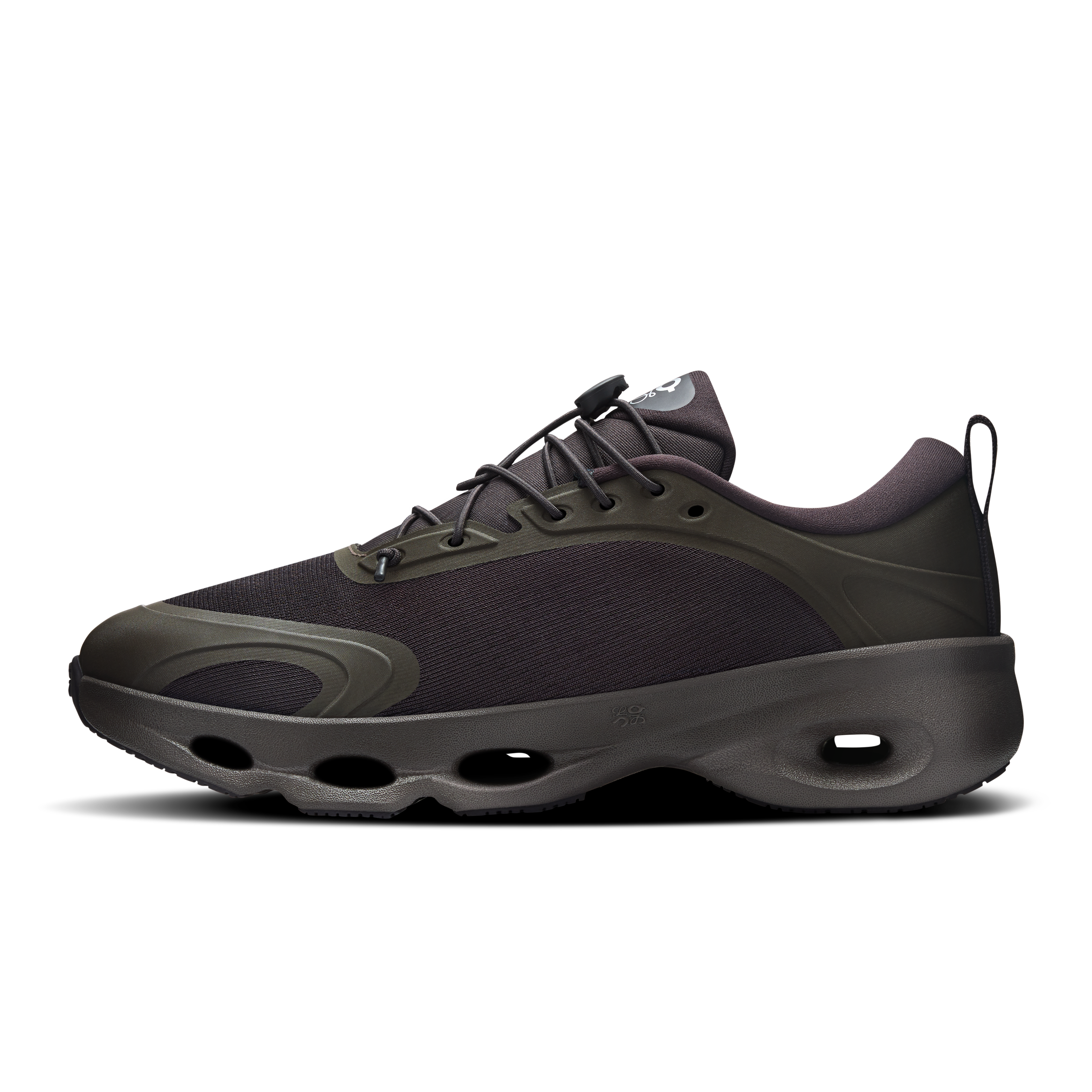 On Cloudsolo LOEWE Dark Brown & Black Femme Active Life Chaussures