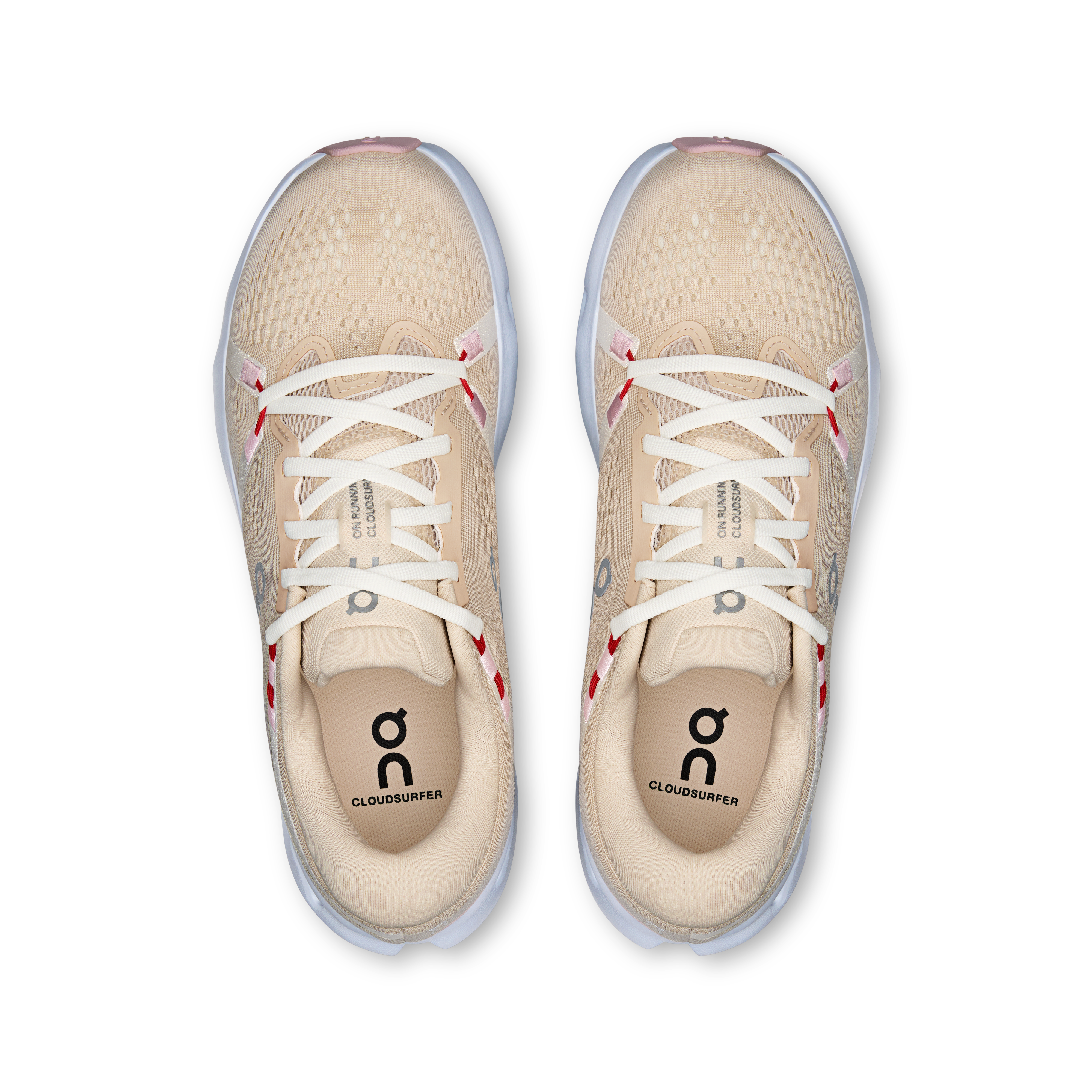 On Cloudsurfer 2 Sand & Ivory Femme Running sur route Chaussures