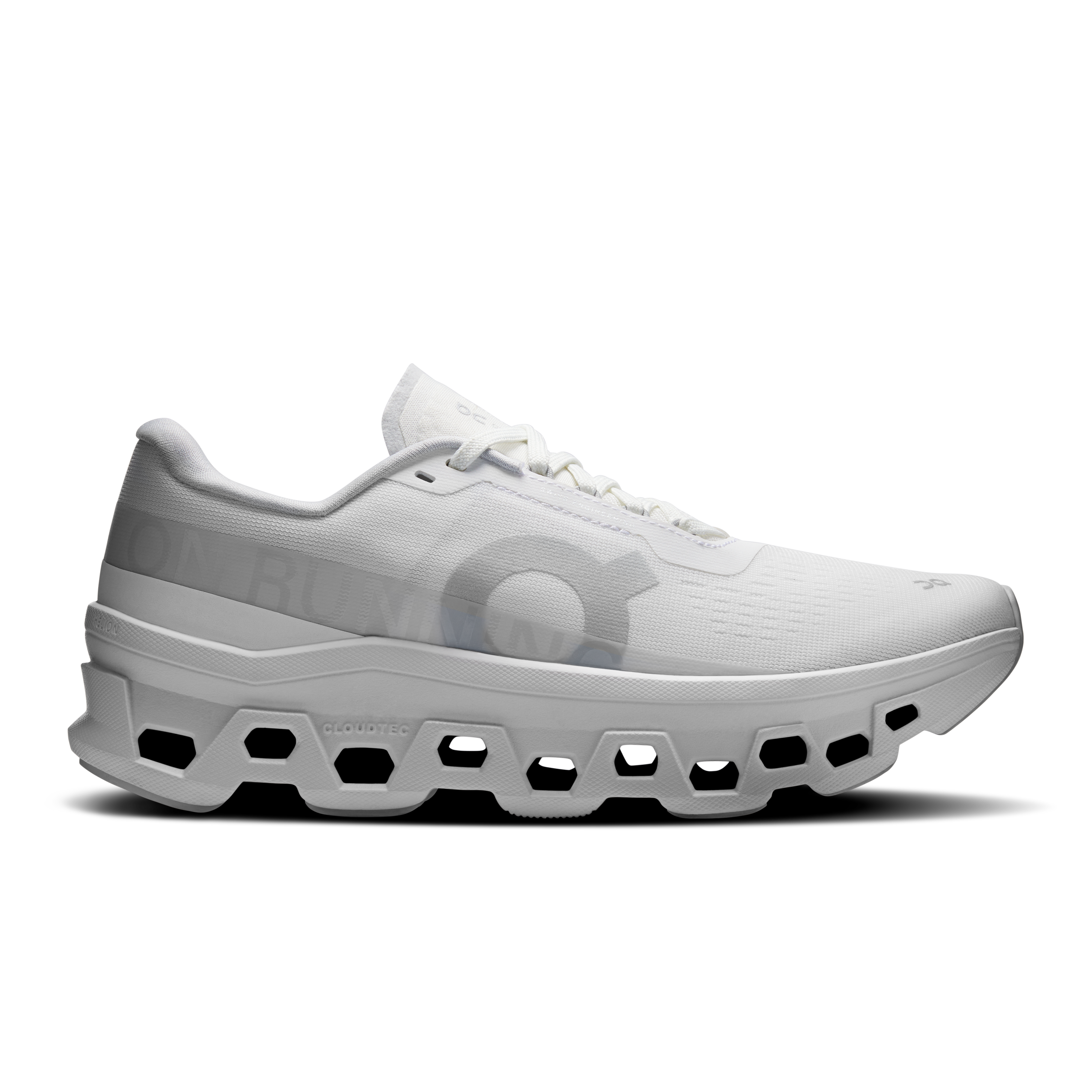 On Cloudmonster 1 White & White Femme – Confort au quotidien Chaussures
