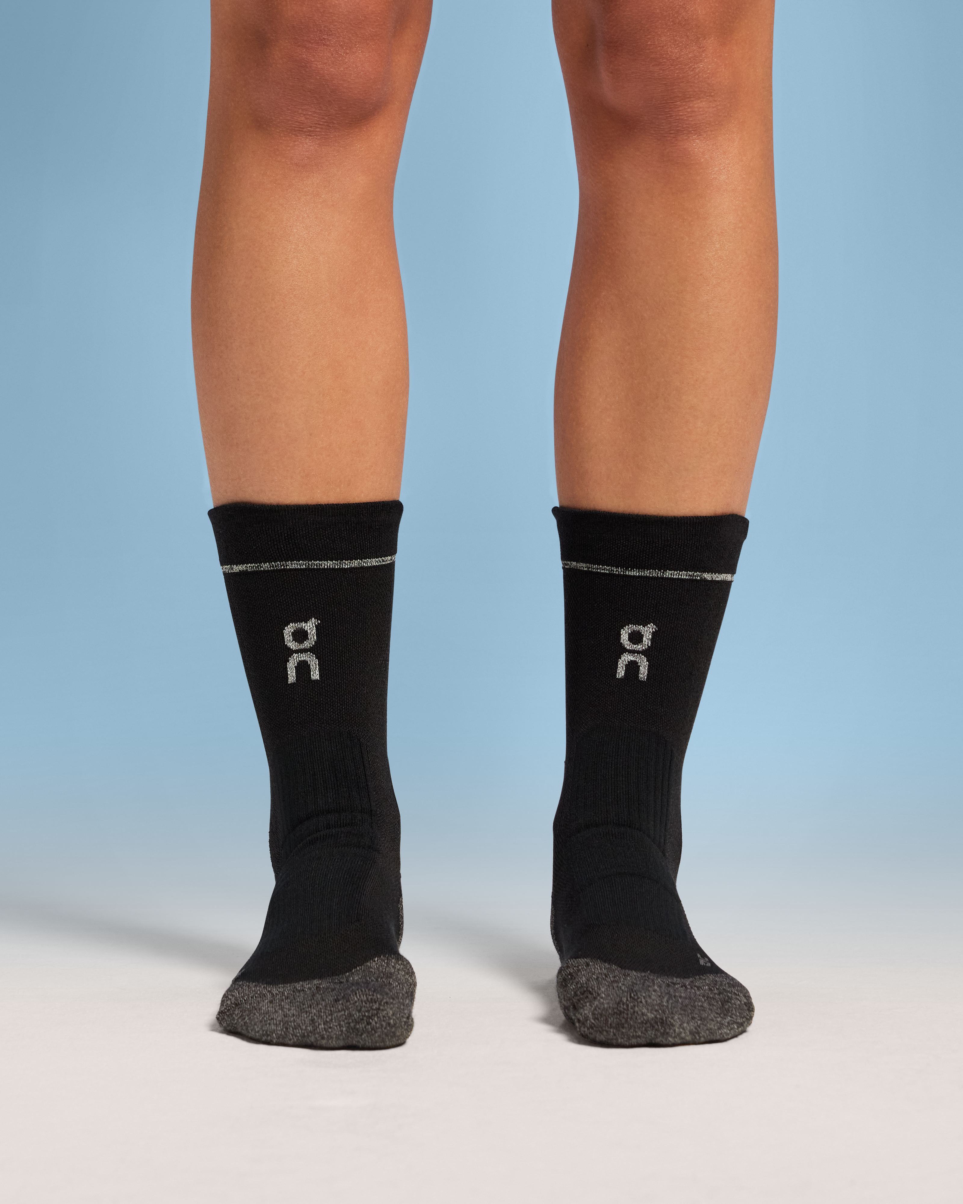 On Merino Ultra Sock Black Unisexe Chaussettes