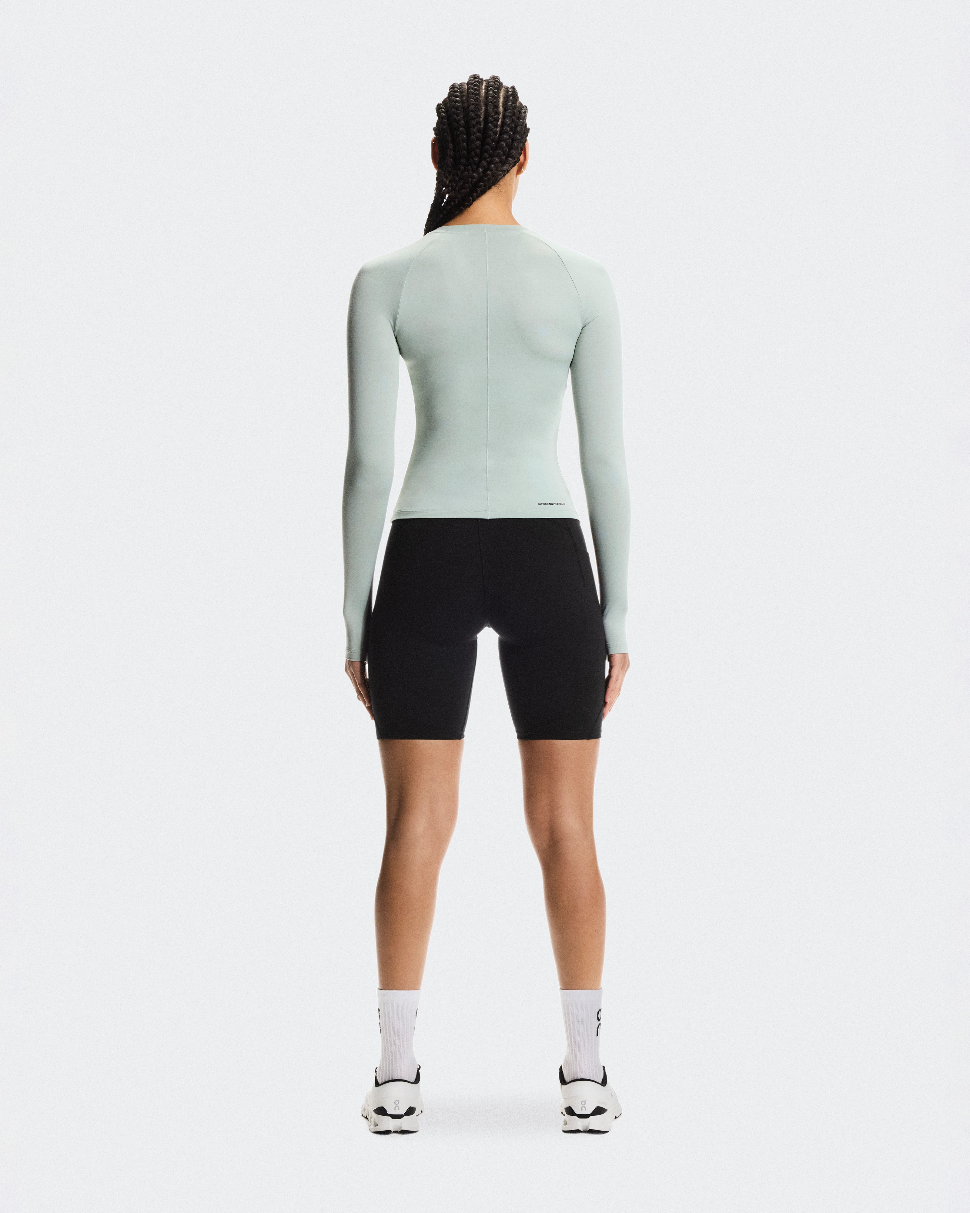 On Studio Long-T Mineral Femme Hauts et t-shirts