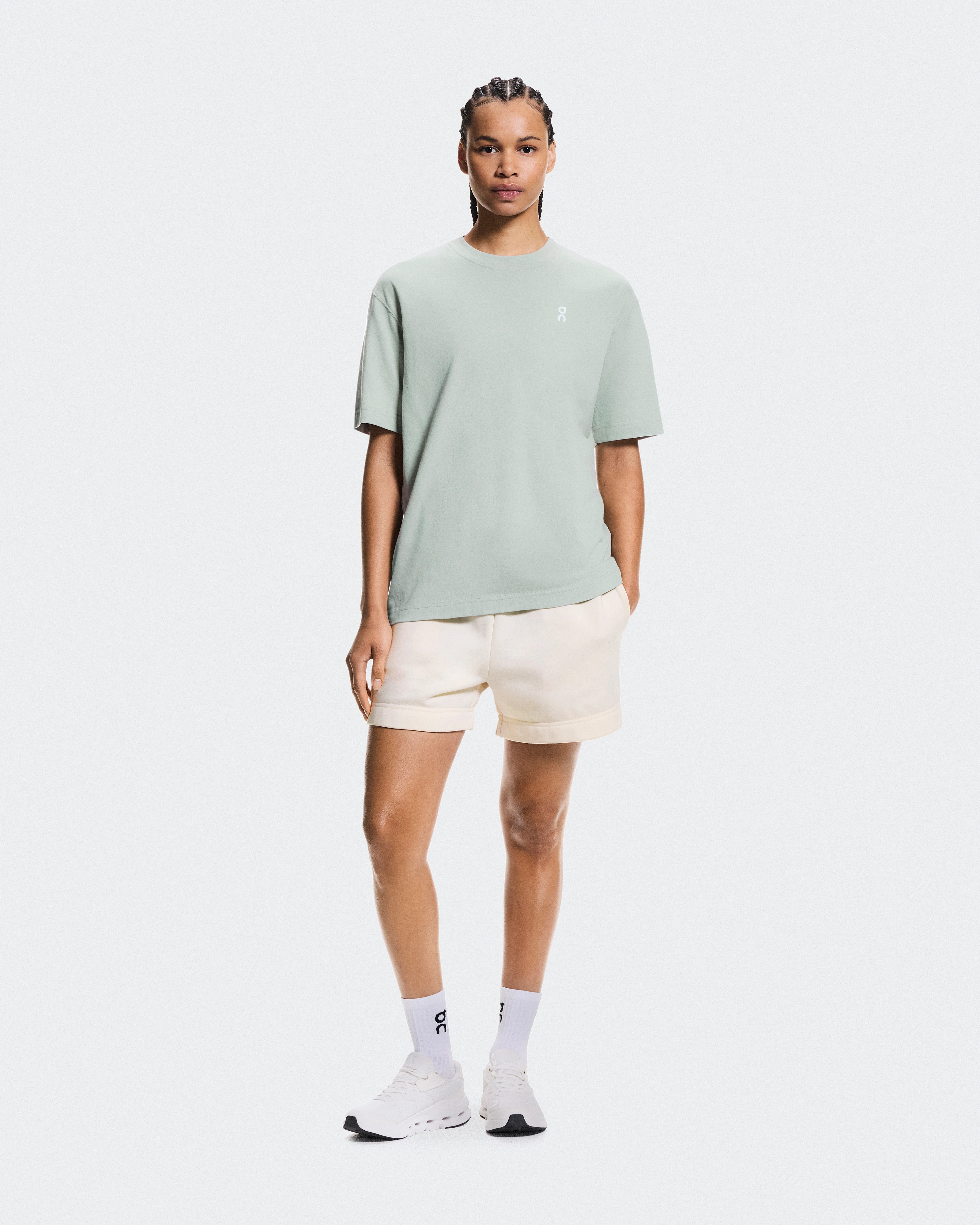 On Club-T Mineral Femme Hauts et t-shirts