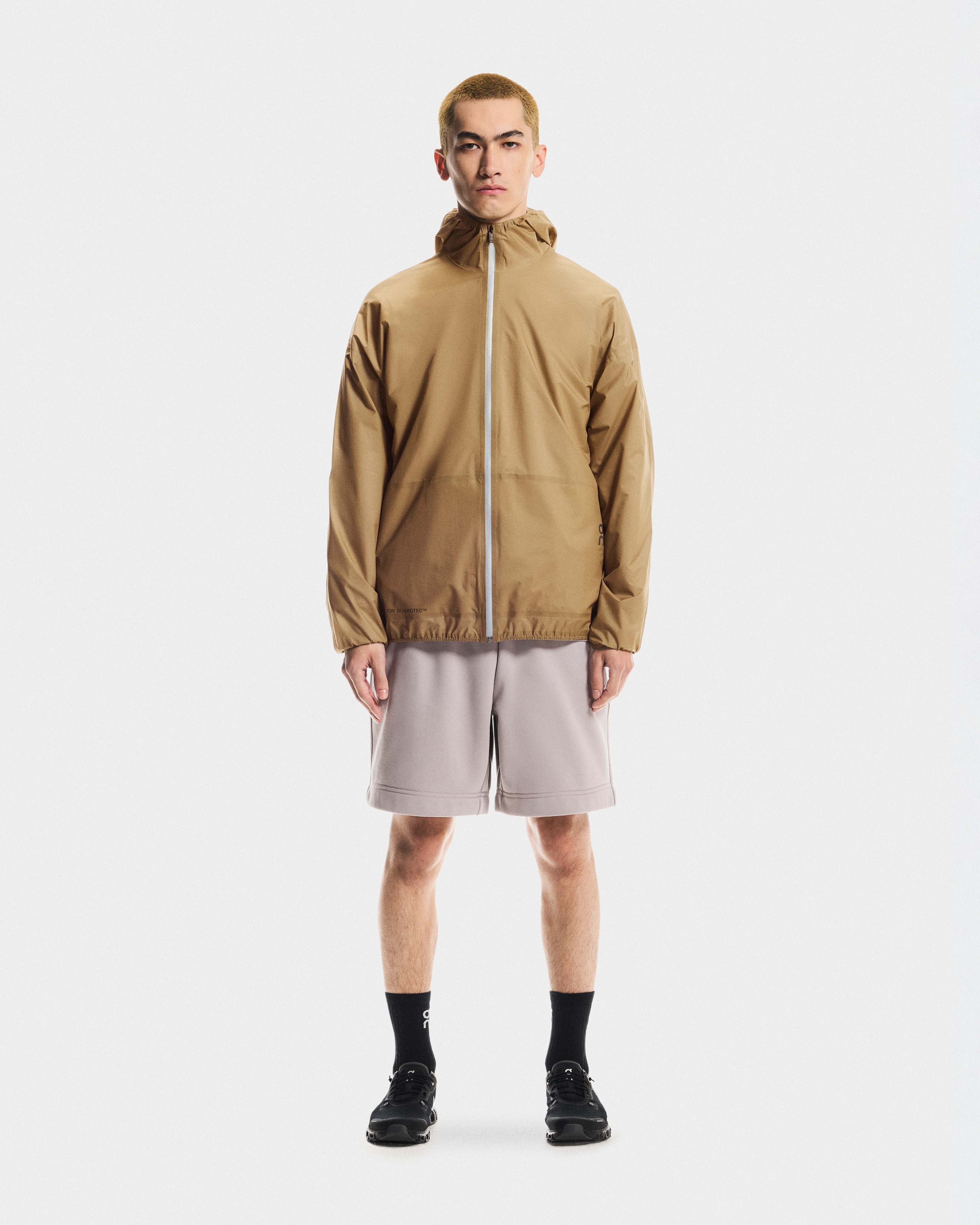 On Explore Lightweight Waterproof Jacket Chai Homme Vestes